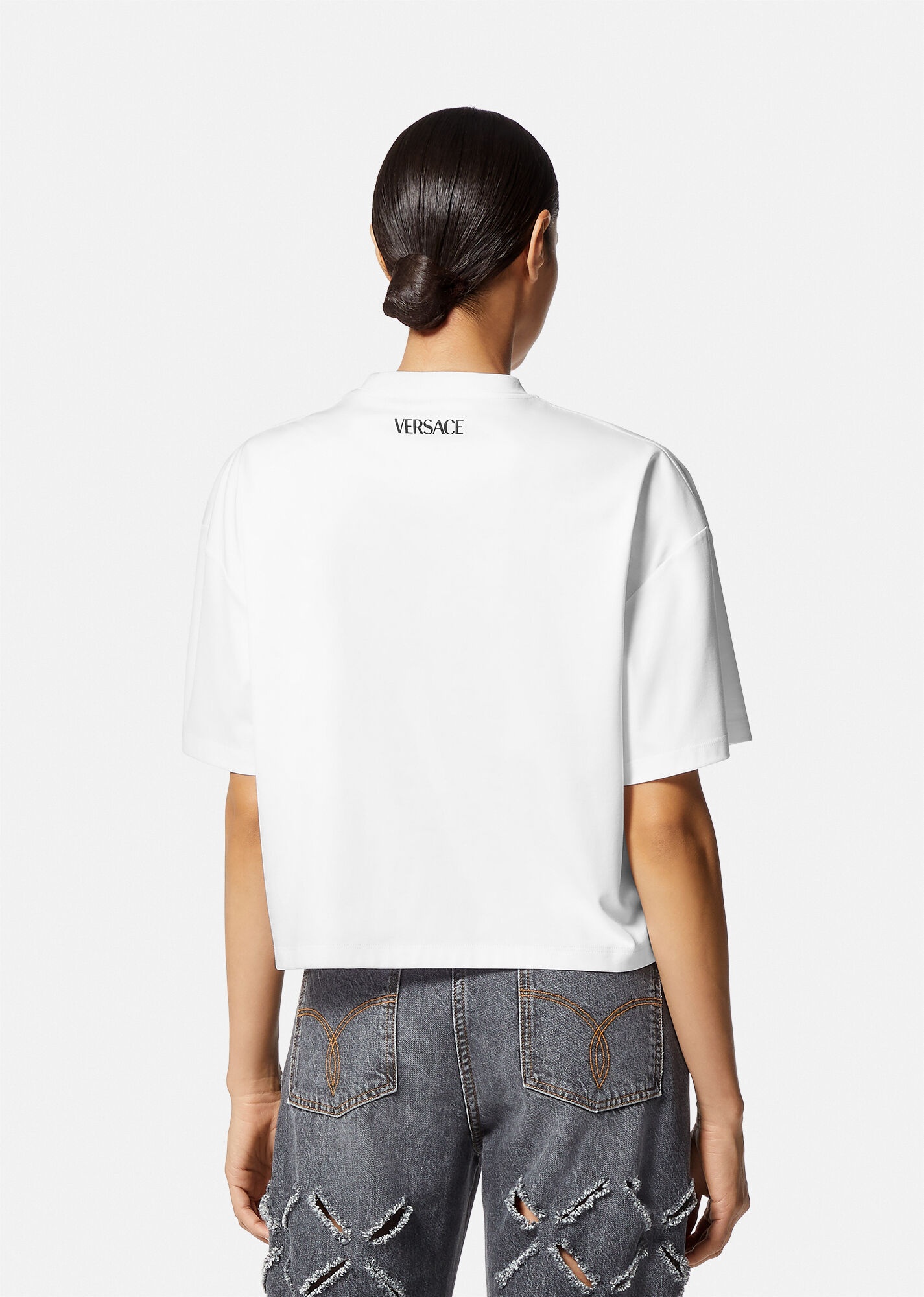 Studded Medusa Crop Top - 4
