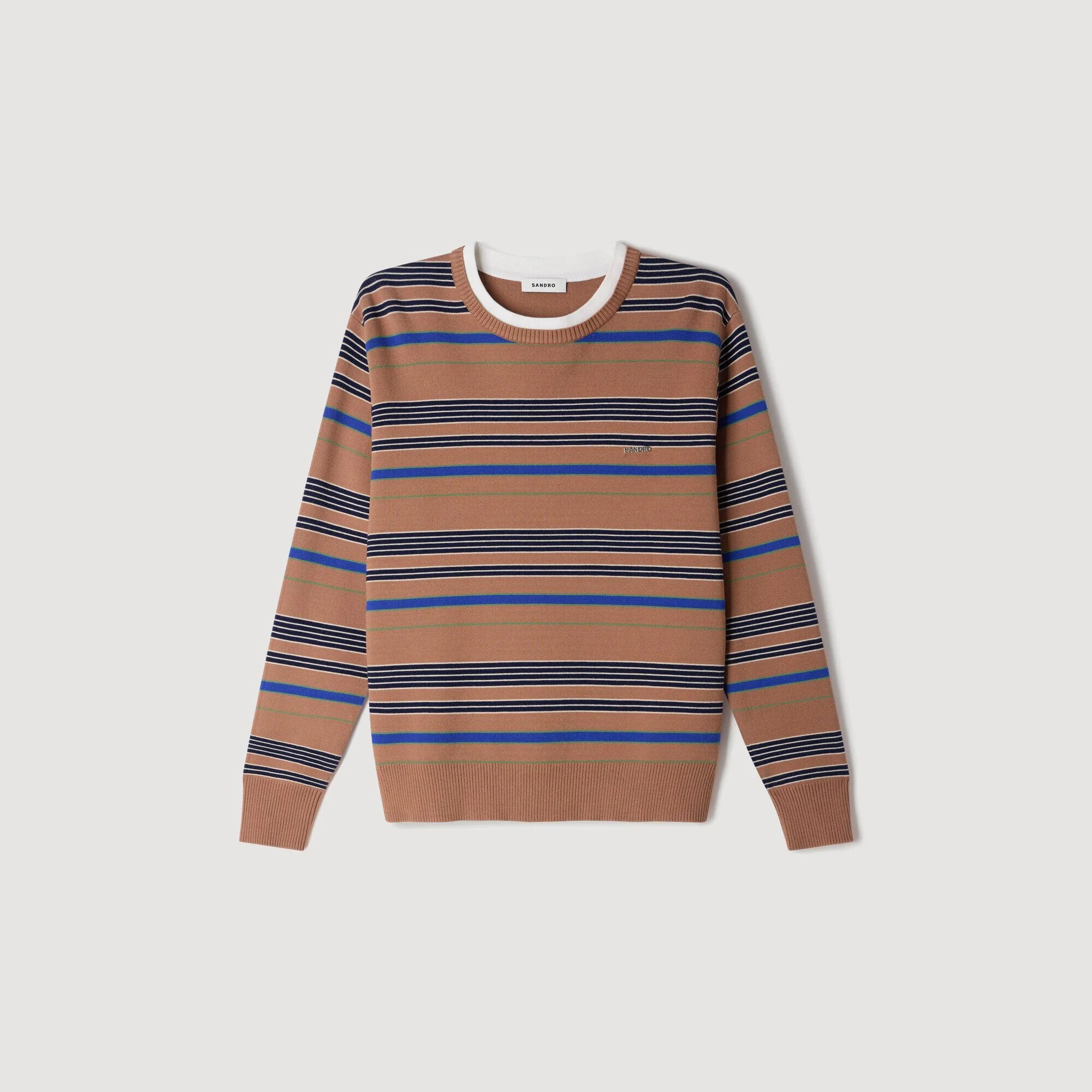 LAYERED EFFECT STRIPED JUMPER - 1