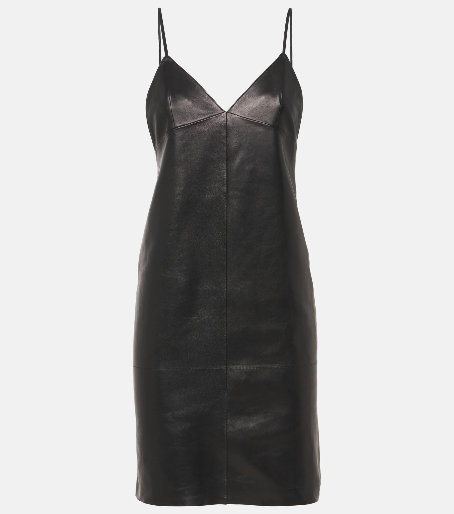 【関税込み】saint laurent Leather slip dress SAINT LAURENT Leather slip dress | mytheresa | REVERSIBLE