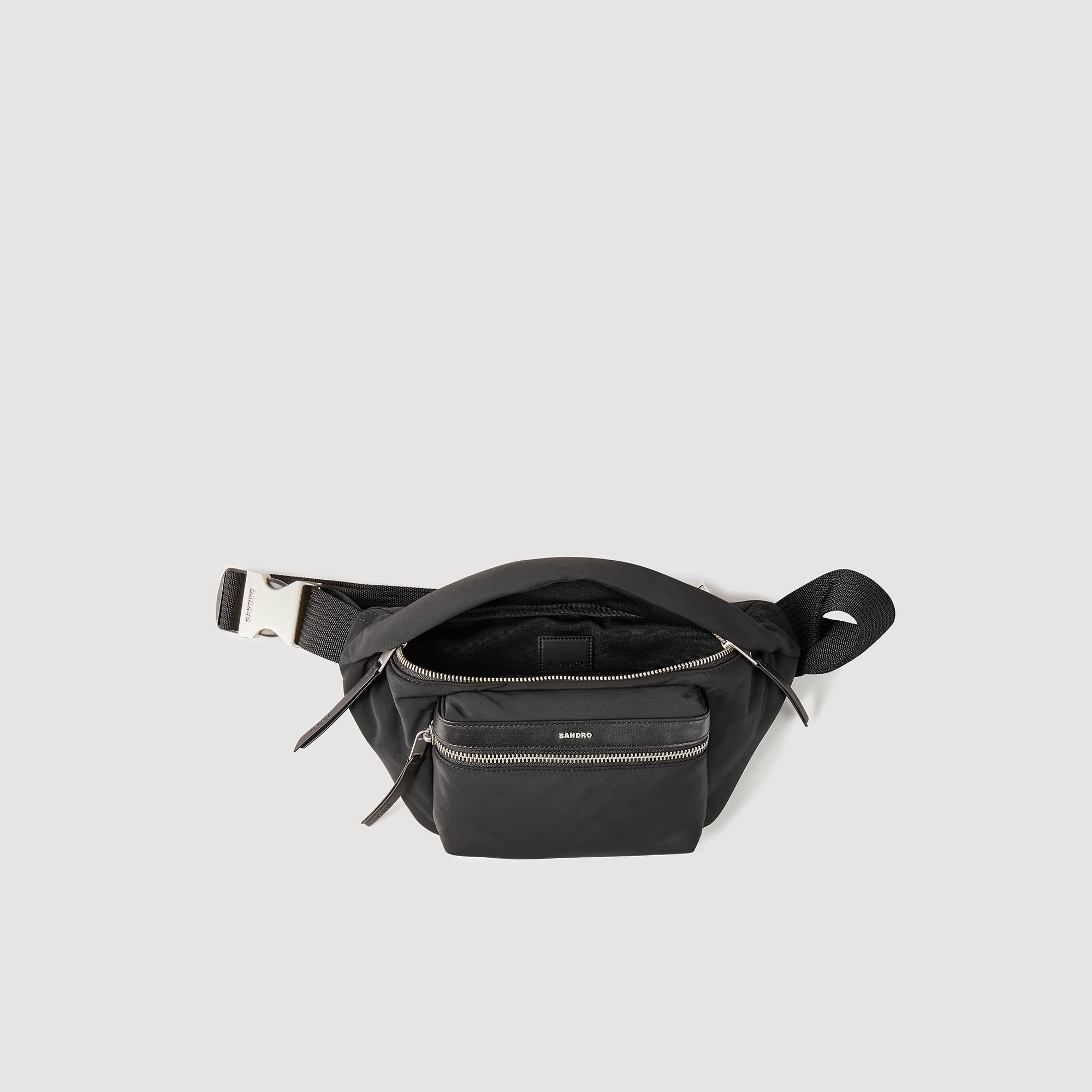 Canvas and leather belt bag - 3
