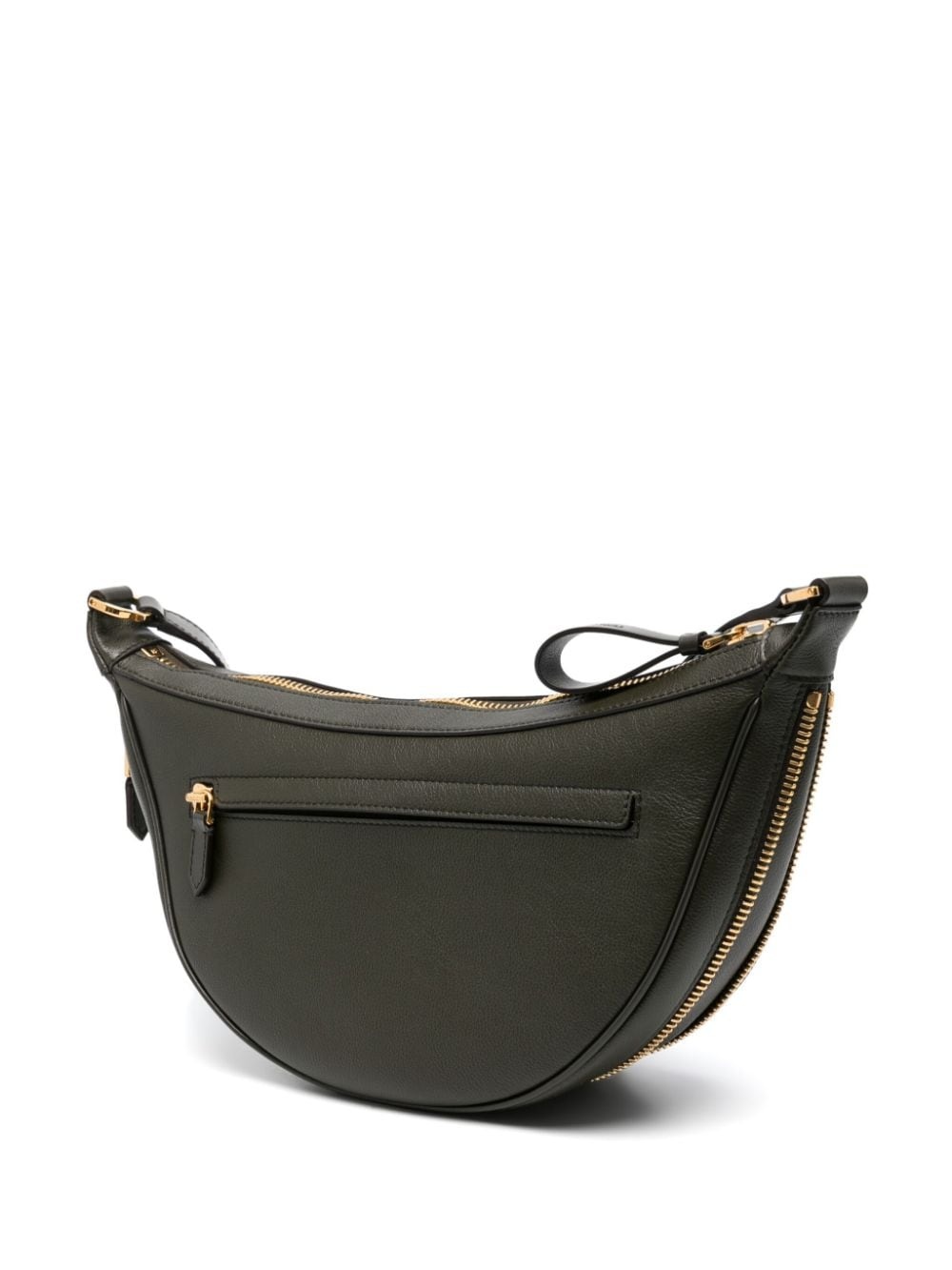 Crescent leather shoulder bag - 3