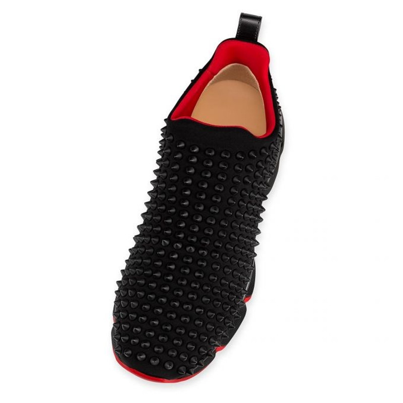 Spike Sock Woman Flat BLACK/BLACK MAT 4