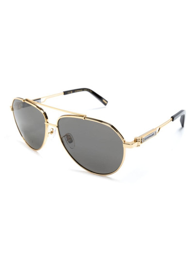 Chopard logo-plaque pilot-frame sunglasses outlook