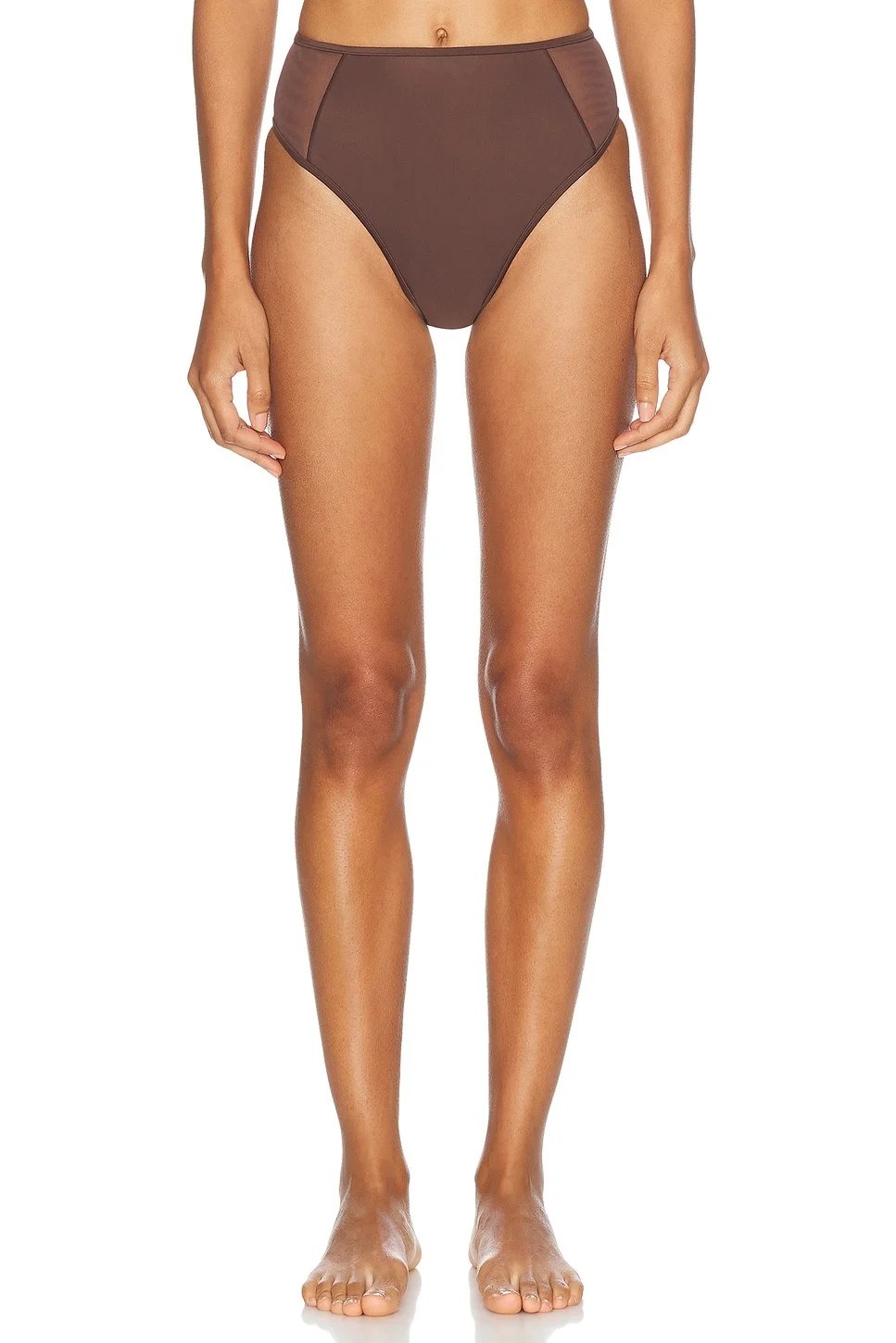Dunes Splice High Cut Brief Bikini Bottom - 1