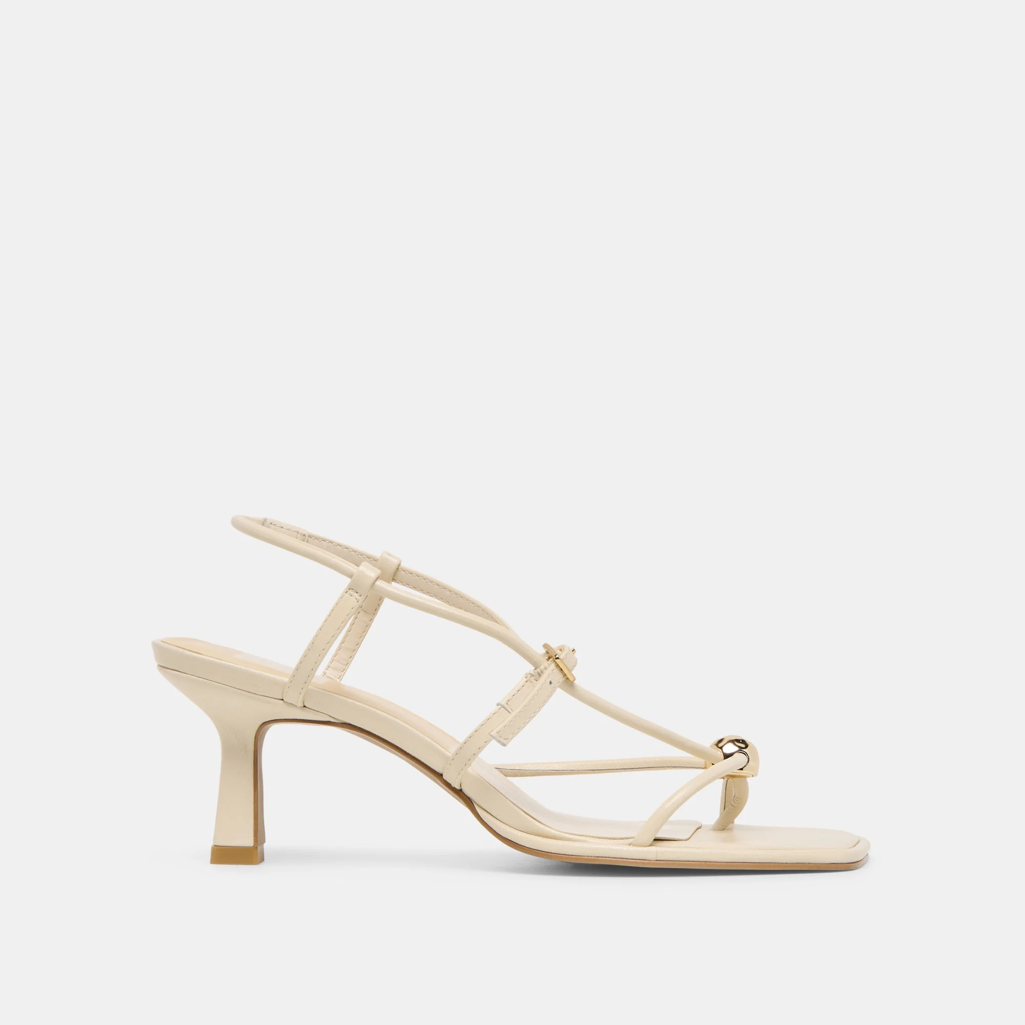 MYLEE HEELS CREME LEATHER - 1