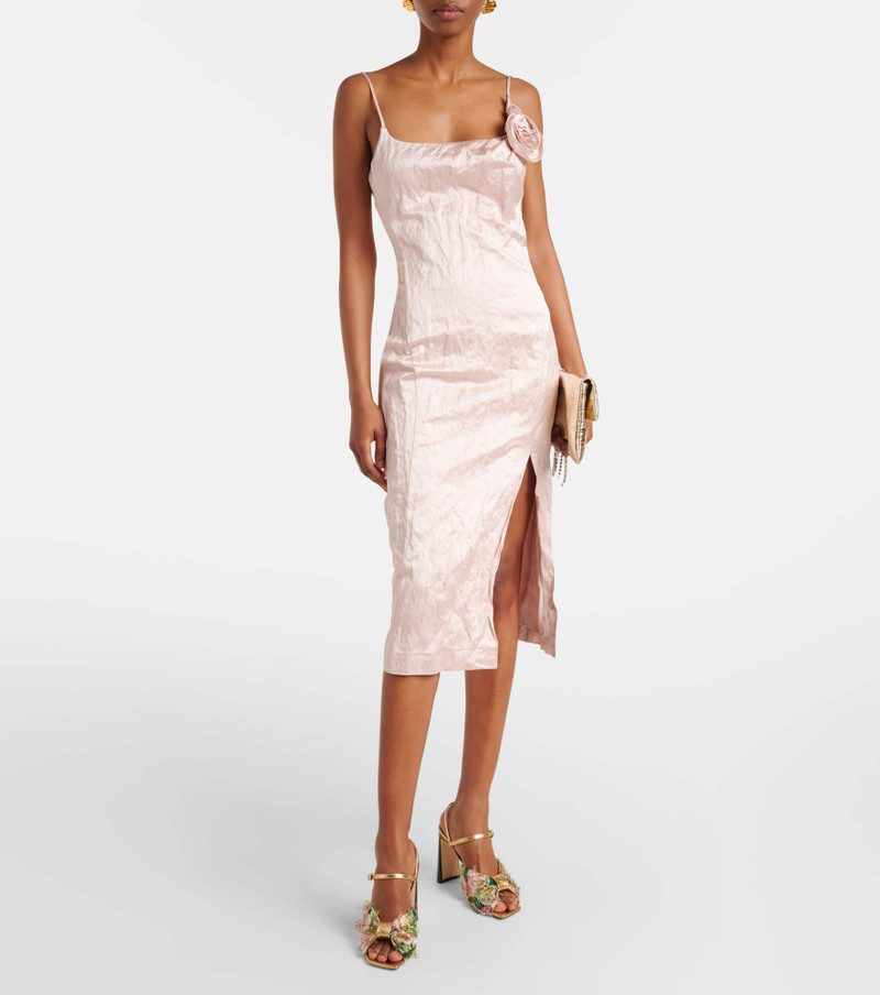 JIMMY CHOO Annika 95 leather-trimmed sandals outlook