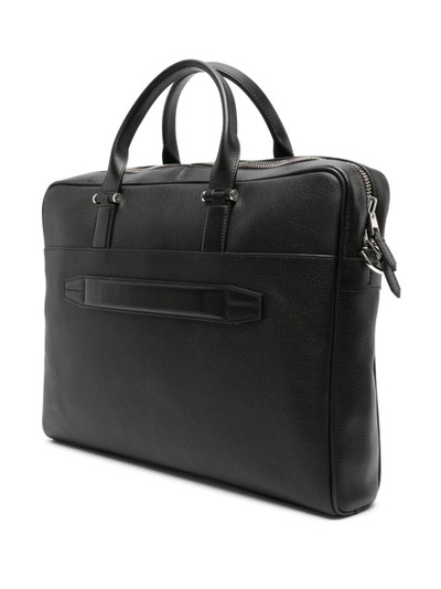TOM FORD logo-stamp leather briefcase outlook