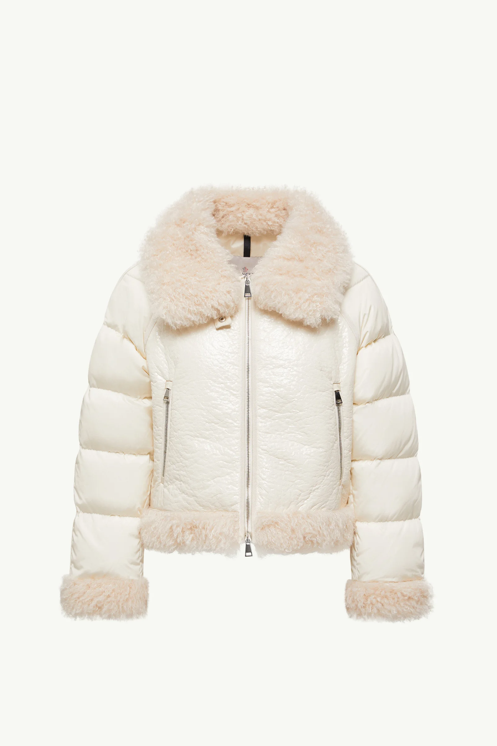 Rubrouk Teddy-Trimmed Short Down Jacket - 1