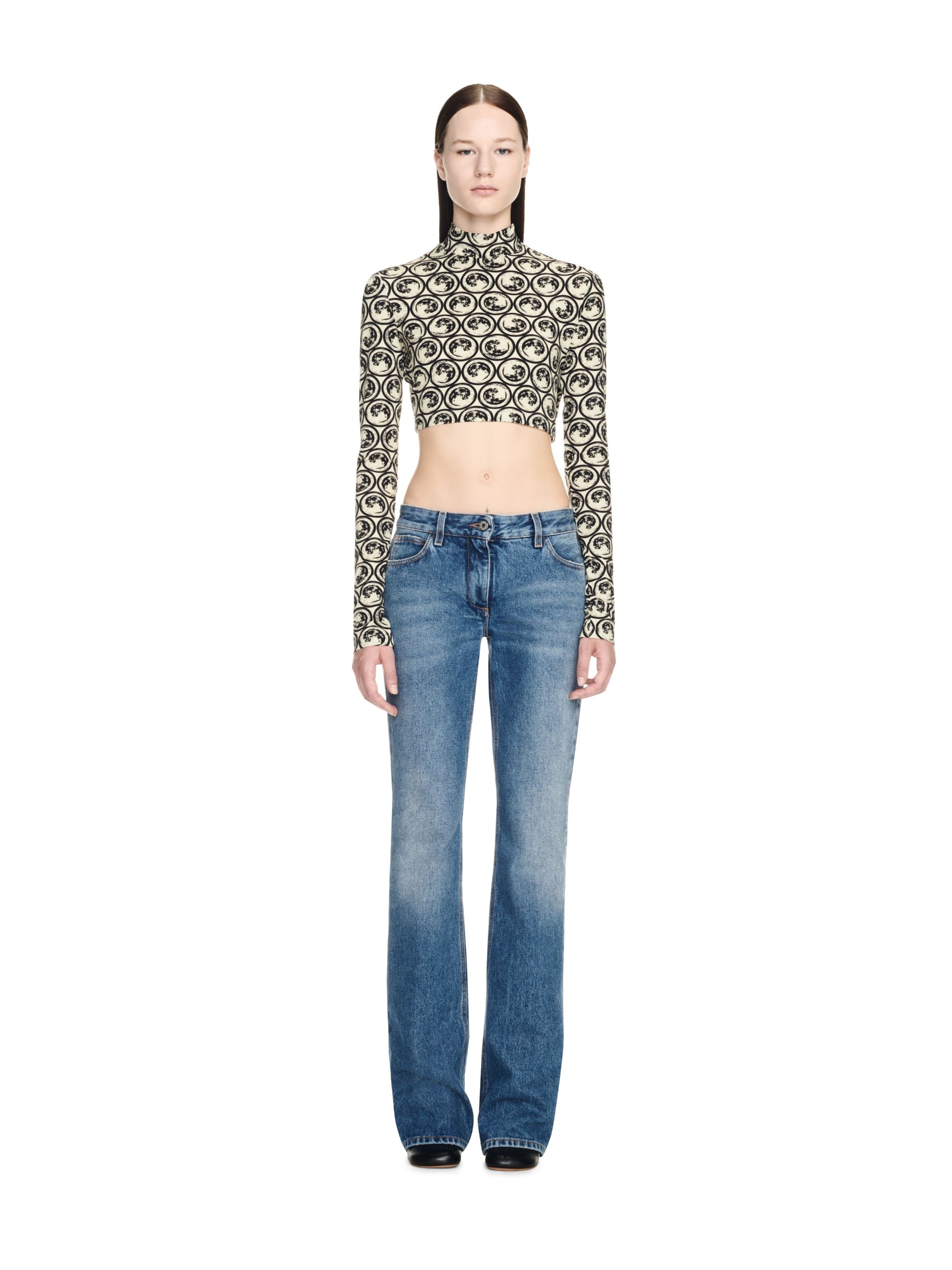 Moon Sec Skin Turtle Crop Top - 2