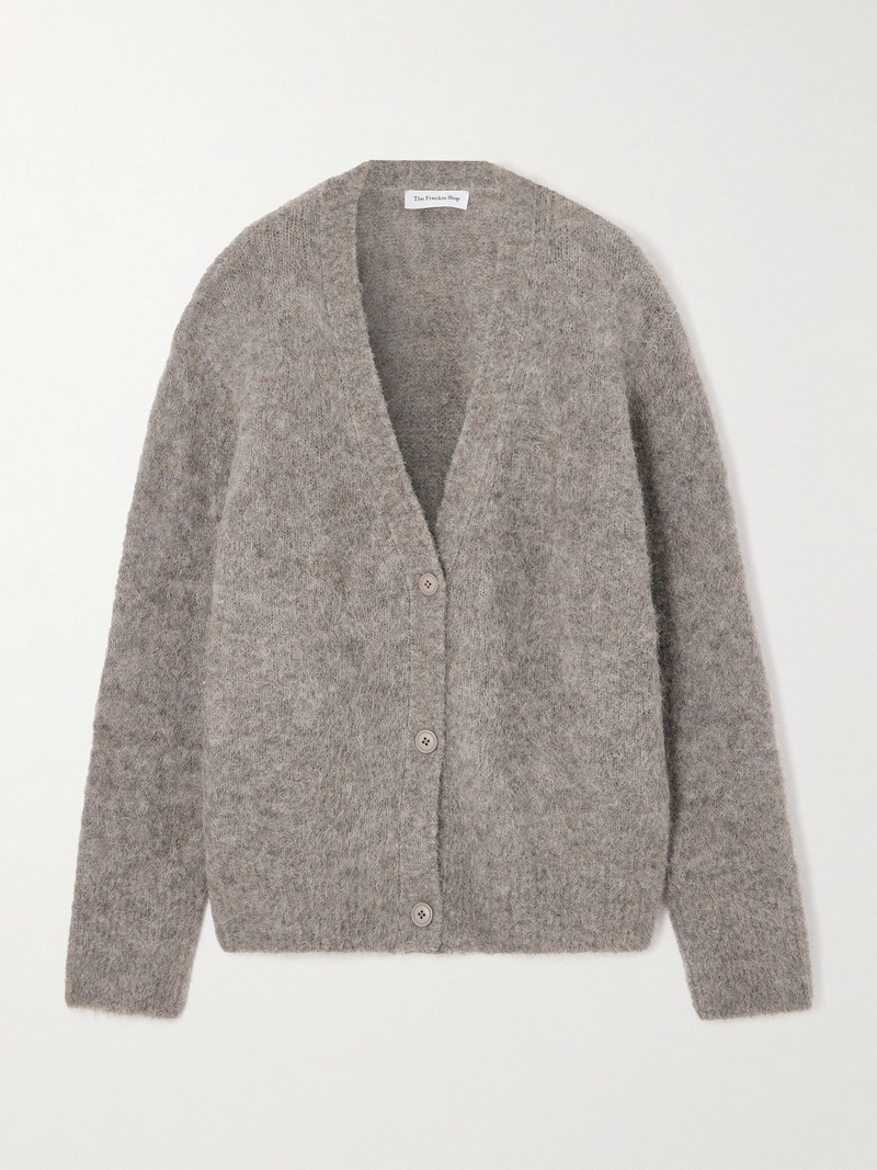 Elland Brushed Alpaca-blend Cardigan 1