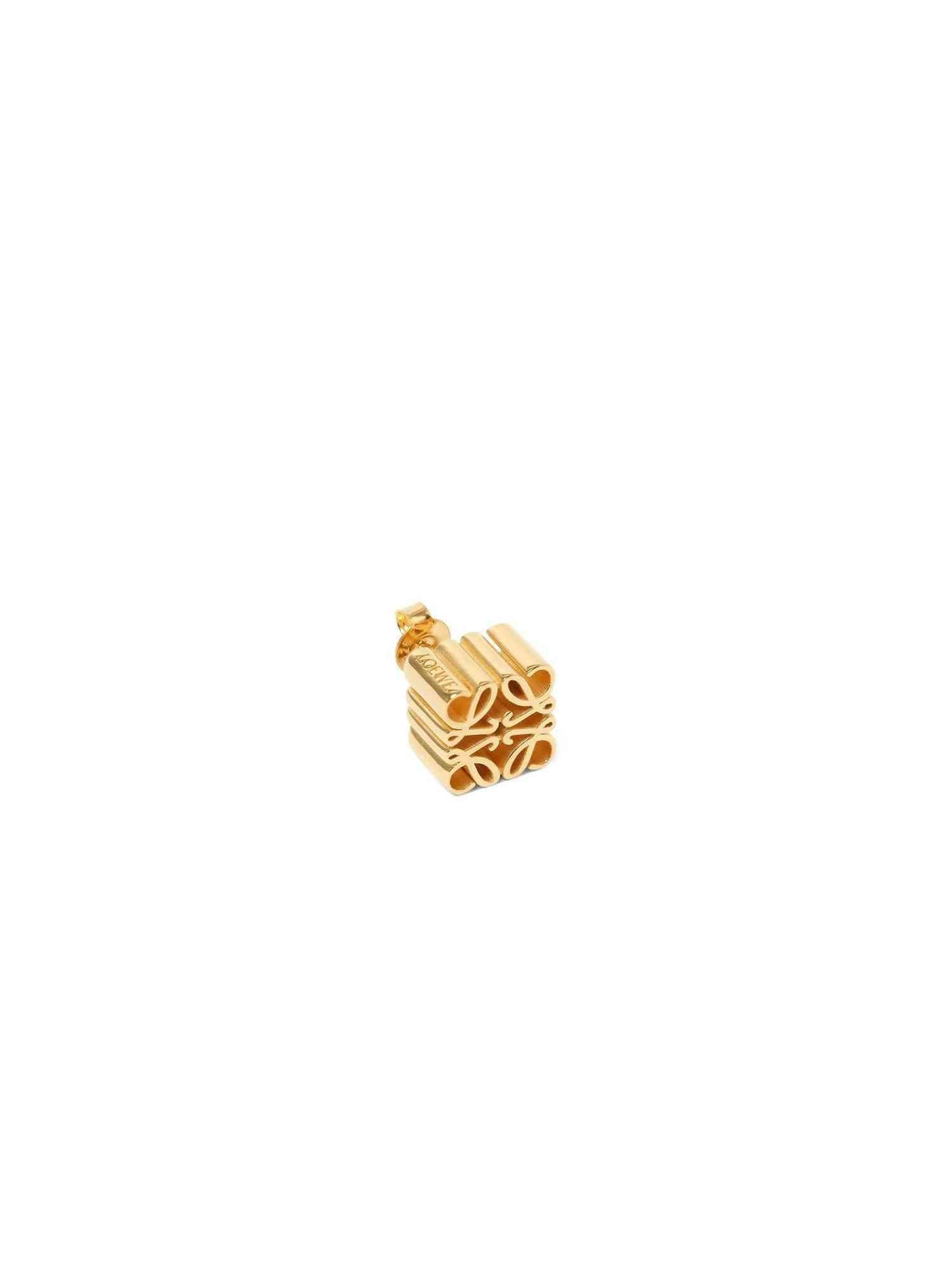 Anagram Stud Earrings in Gold - 2