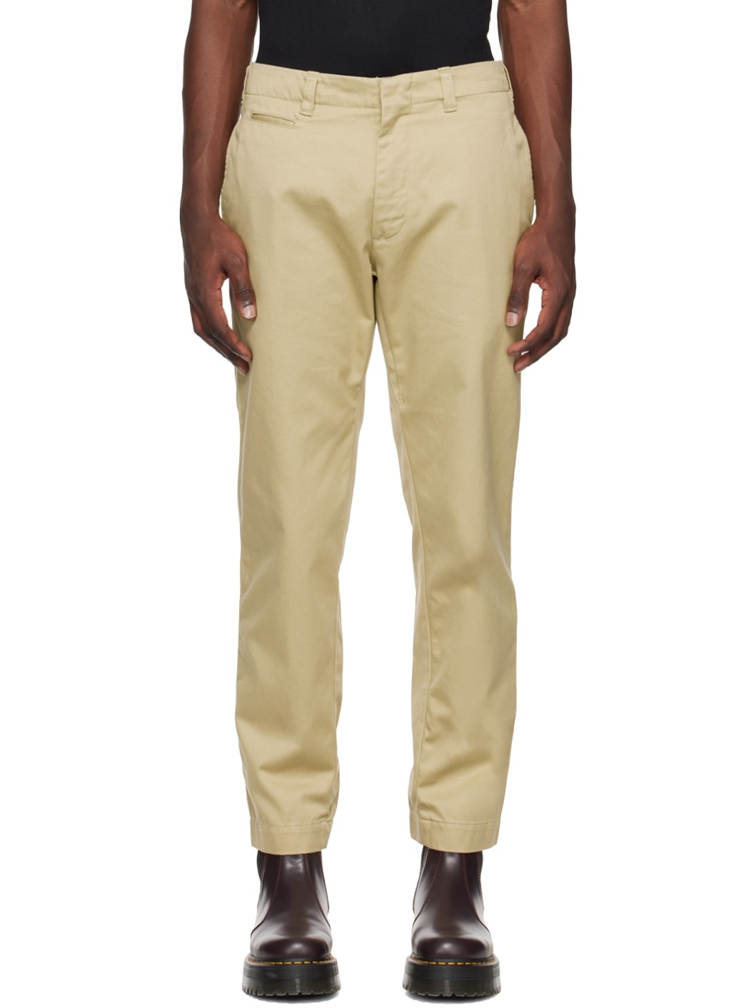 Nanamica Tan Chino Trousers | REVERSIBLE