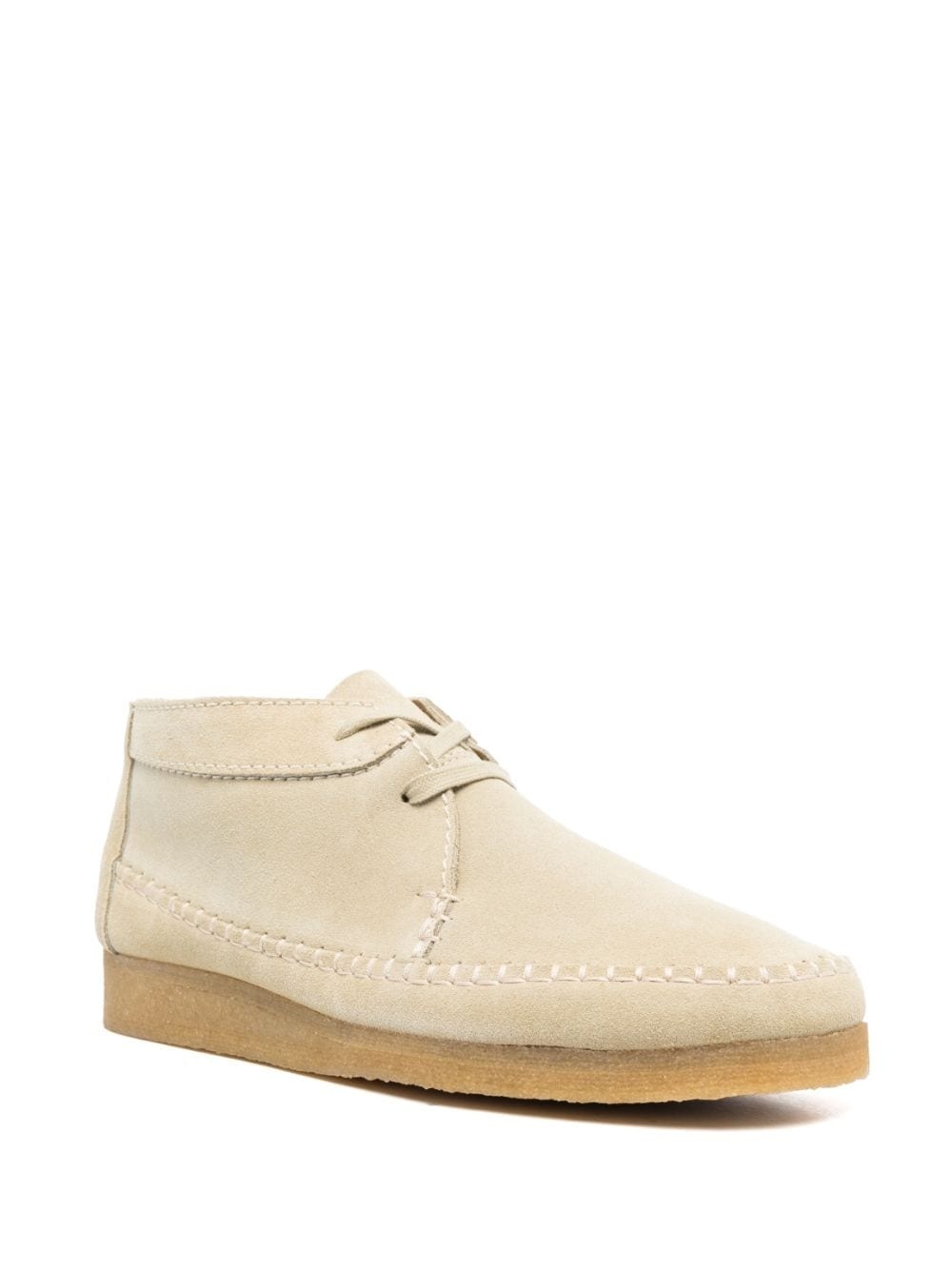 lace-up suede boots - 2