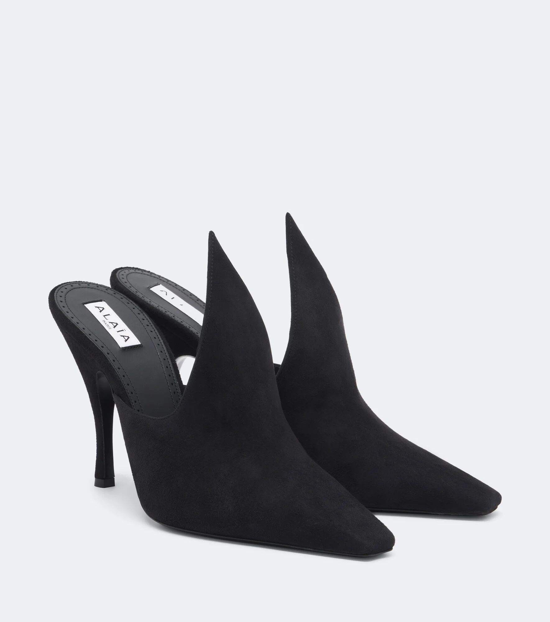 Suede mules - 1