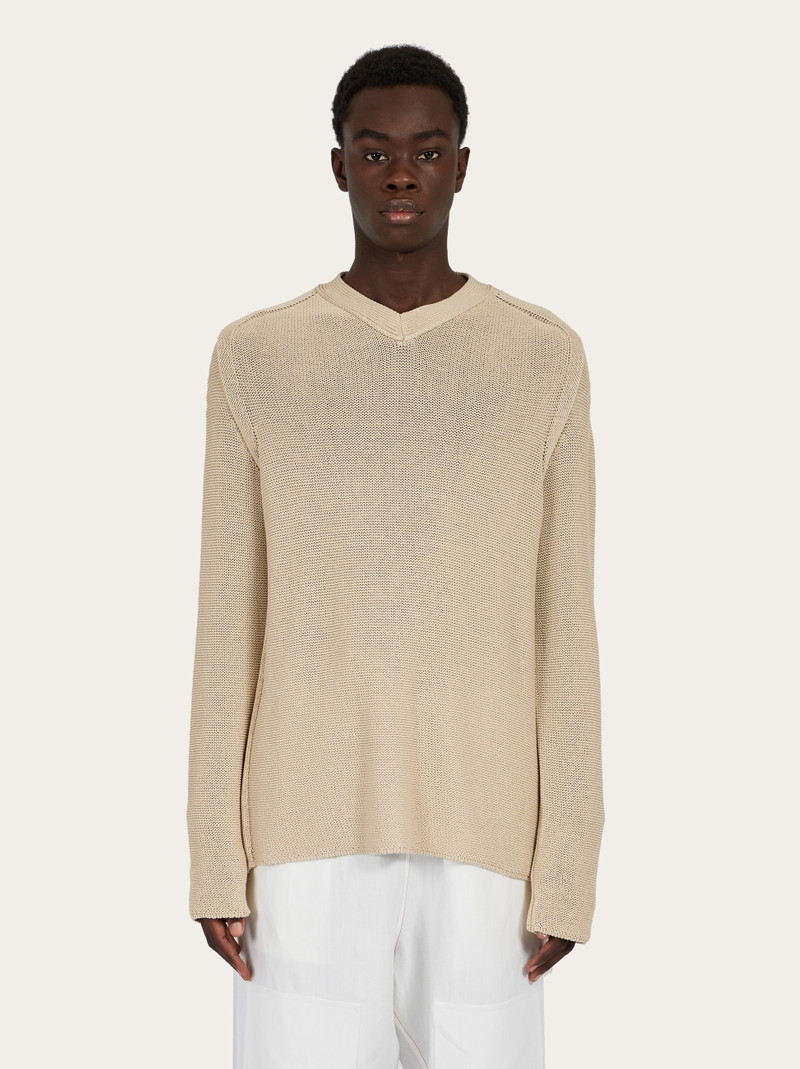 FERRAGAMO V-neck sweater outlook
