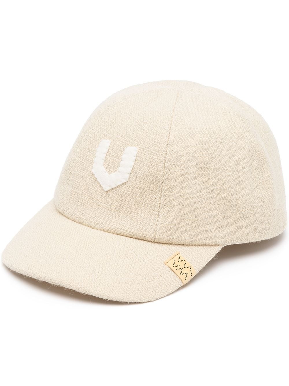 logo-patch cotton cap - 1