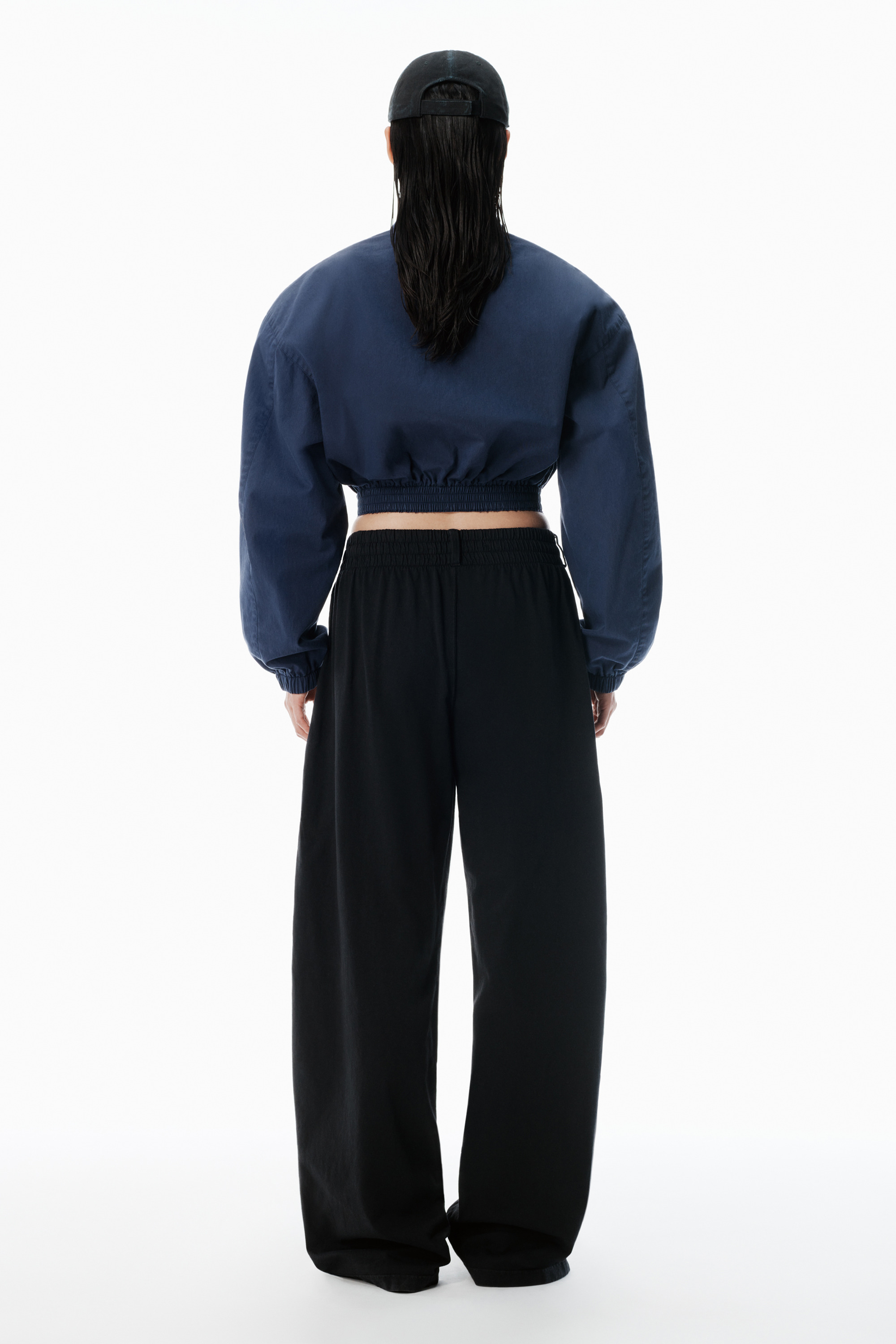 Black Cotton-Jersey Sweatpants - 4