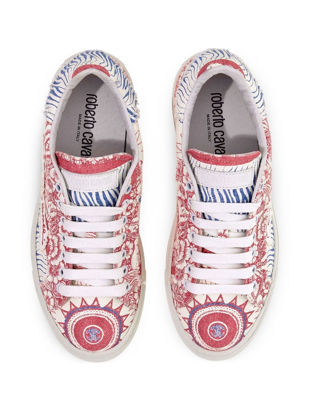 bandana-print sneakers - 4