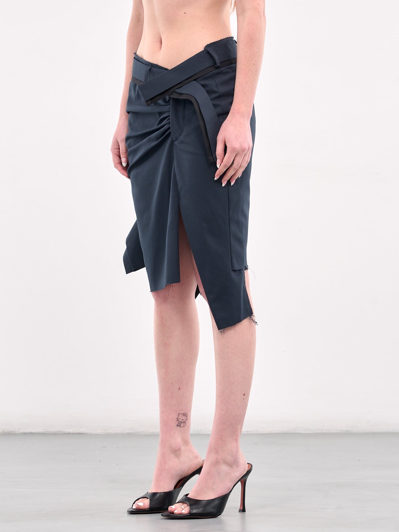 Deconstructed Mini Skirt - 2