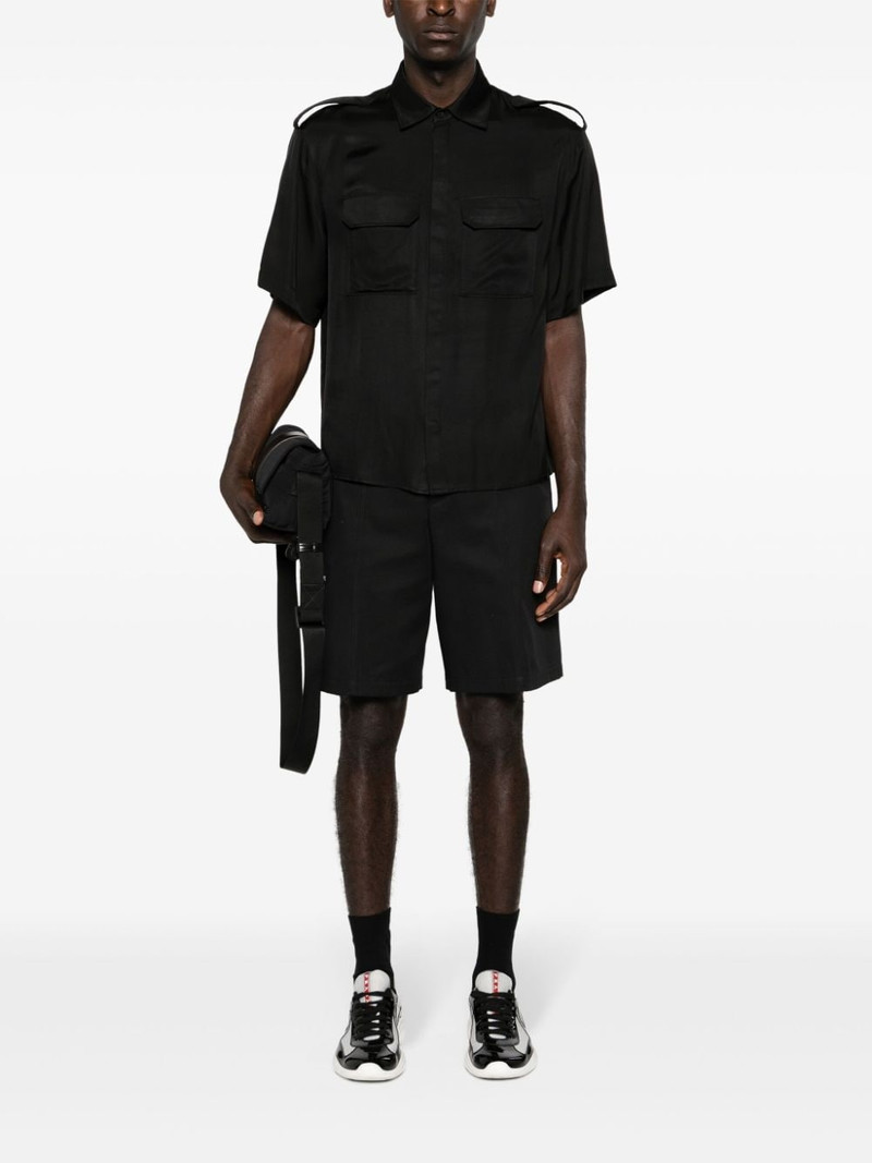 Neil Barrett epaulettes short-sleeve shirt outlook