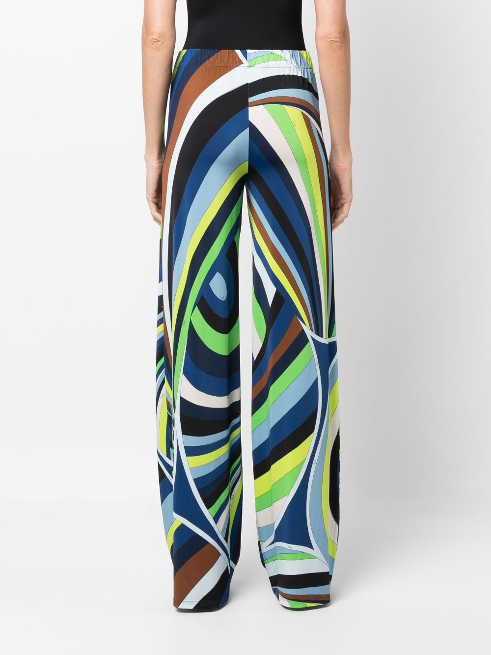 kaleidoscopic-print palazzo pants - 4