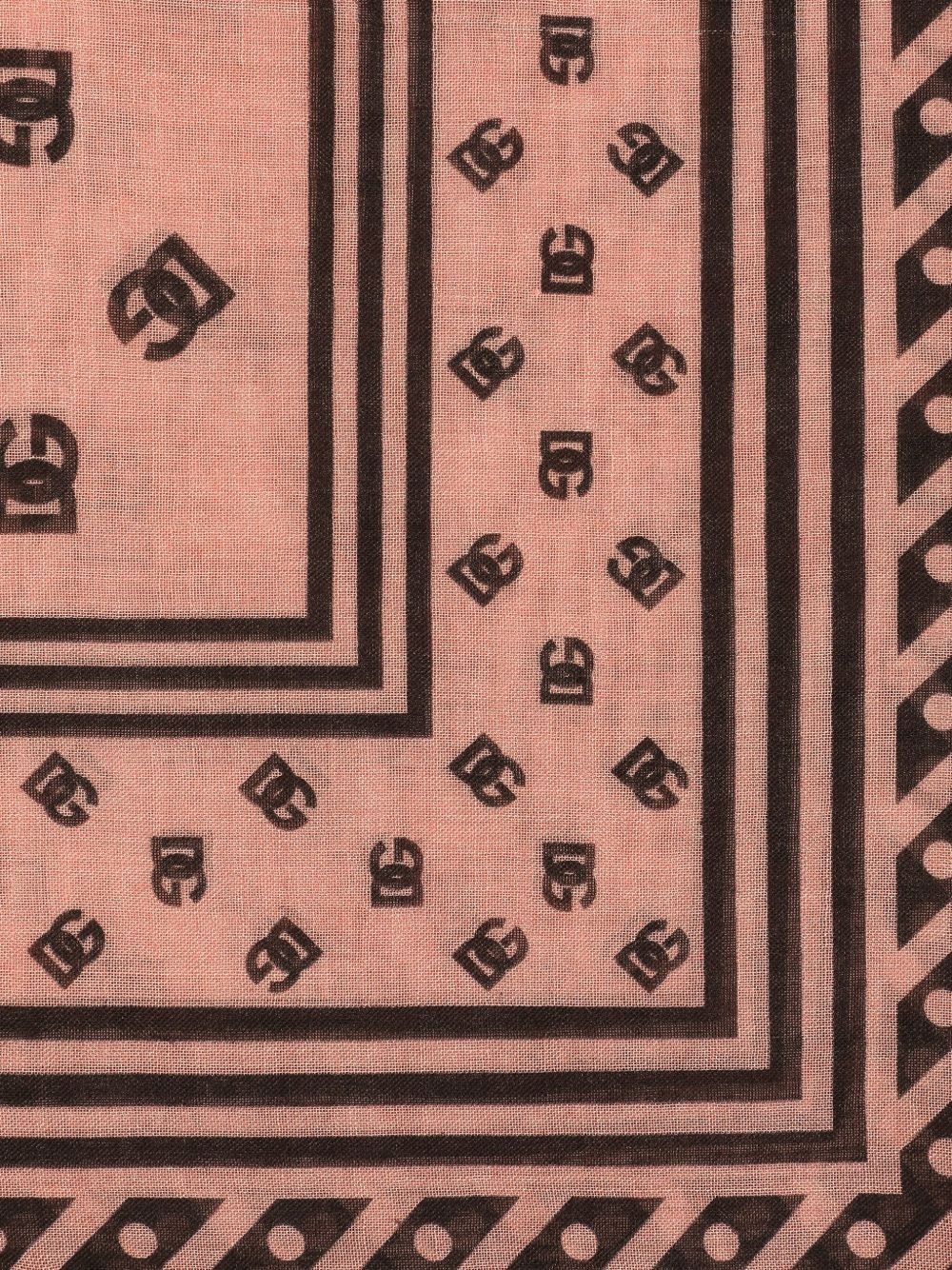 monogram scarf - 2