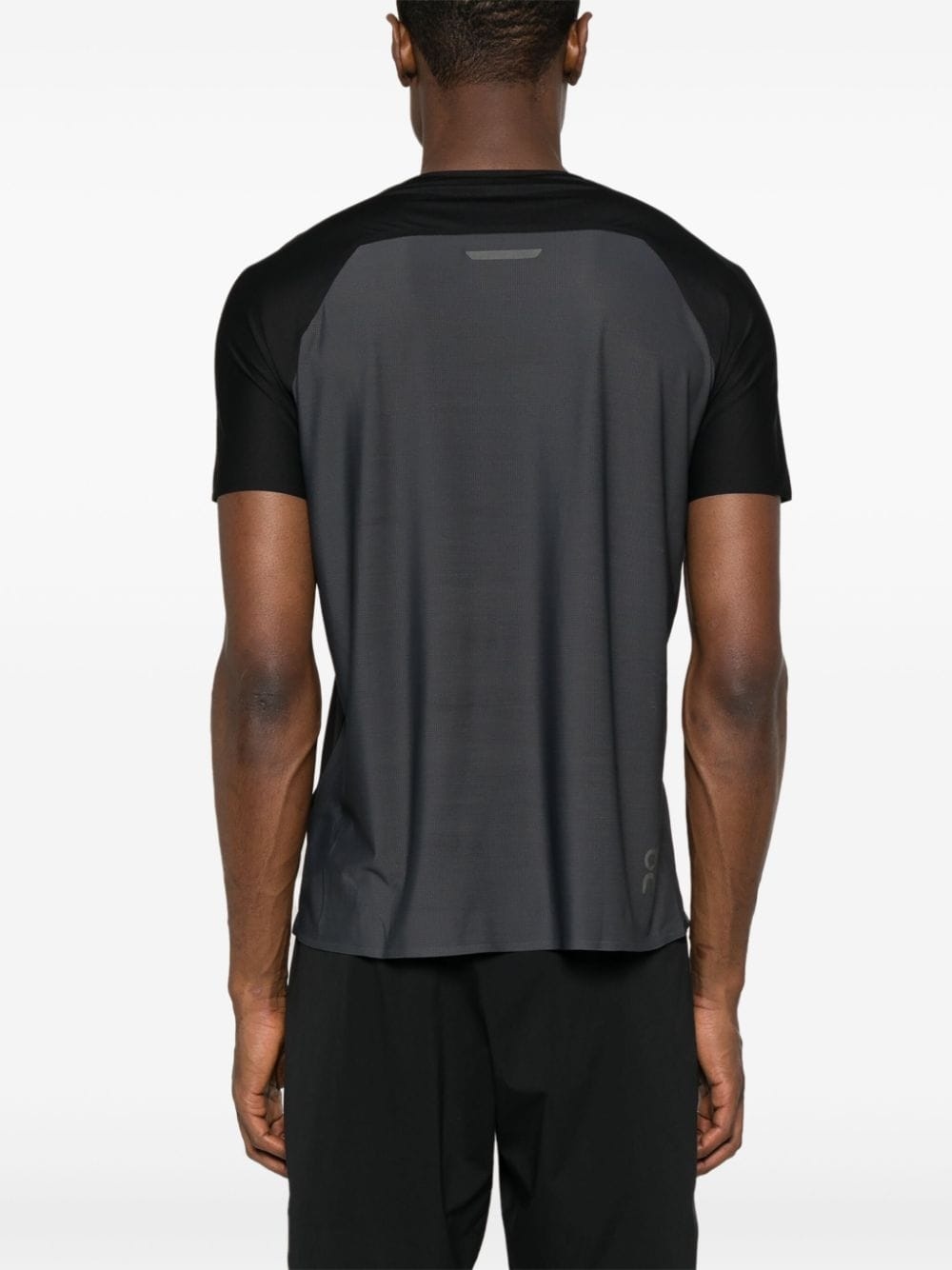 Performance-T panelled-design T-shirt - 4