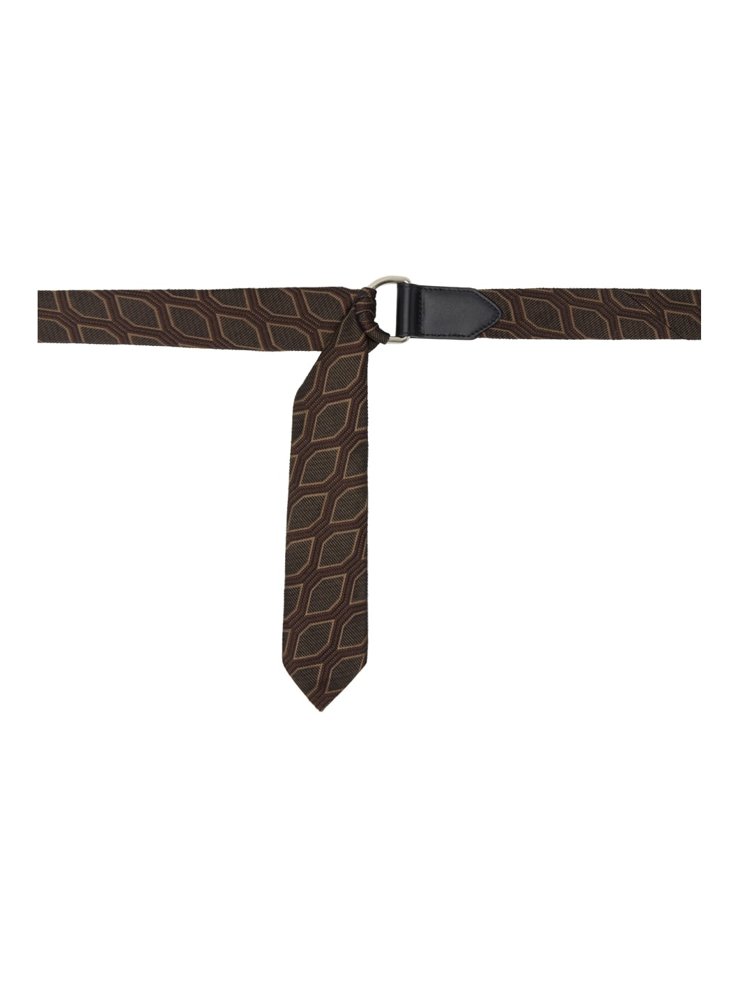 Brown Tie Belt - 1
