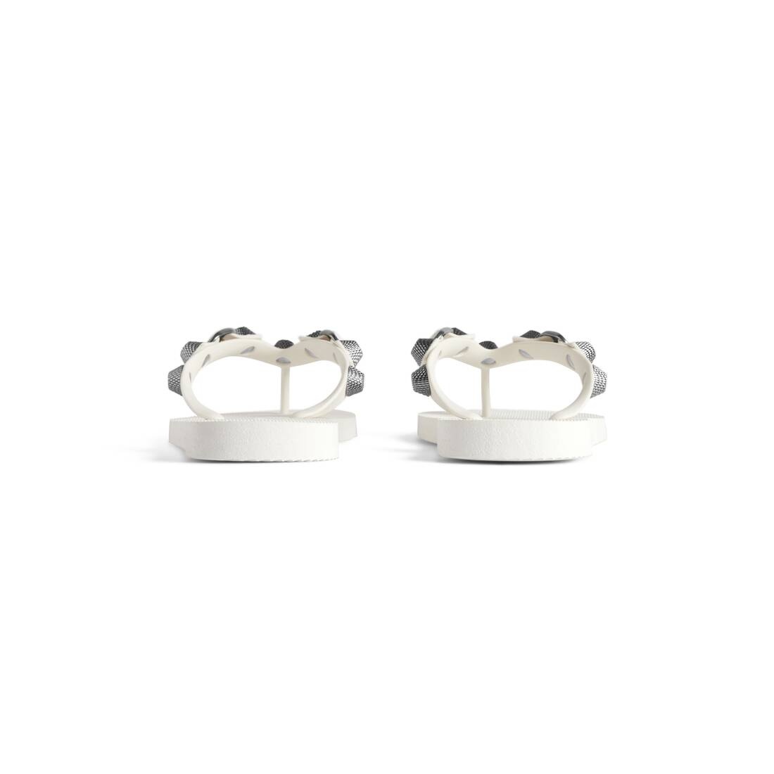 Women's Cagole Thong Sandal in White - 5