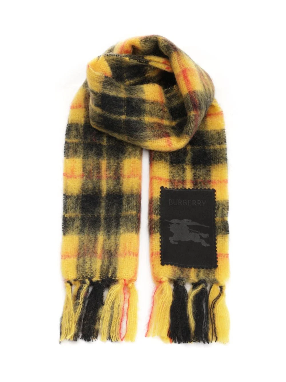 Burberry Women Check Wool And Mohair Scarf - 1