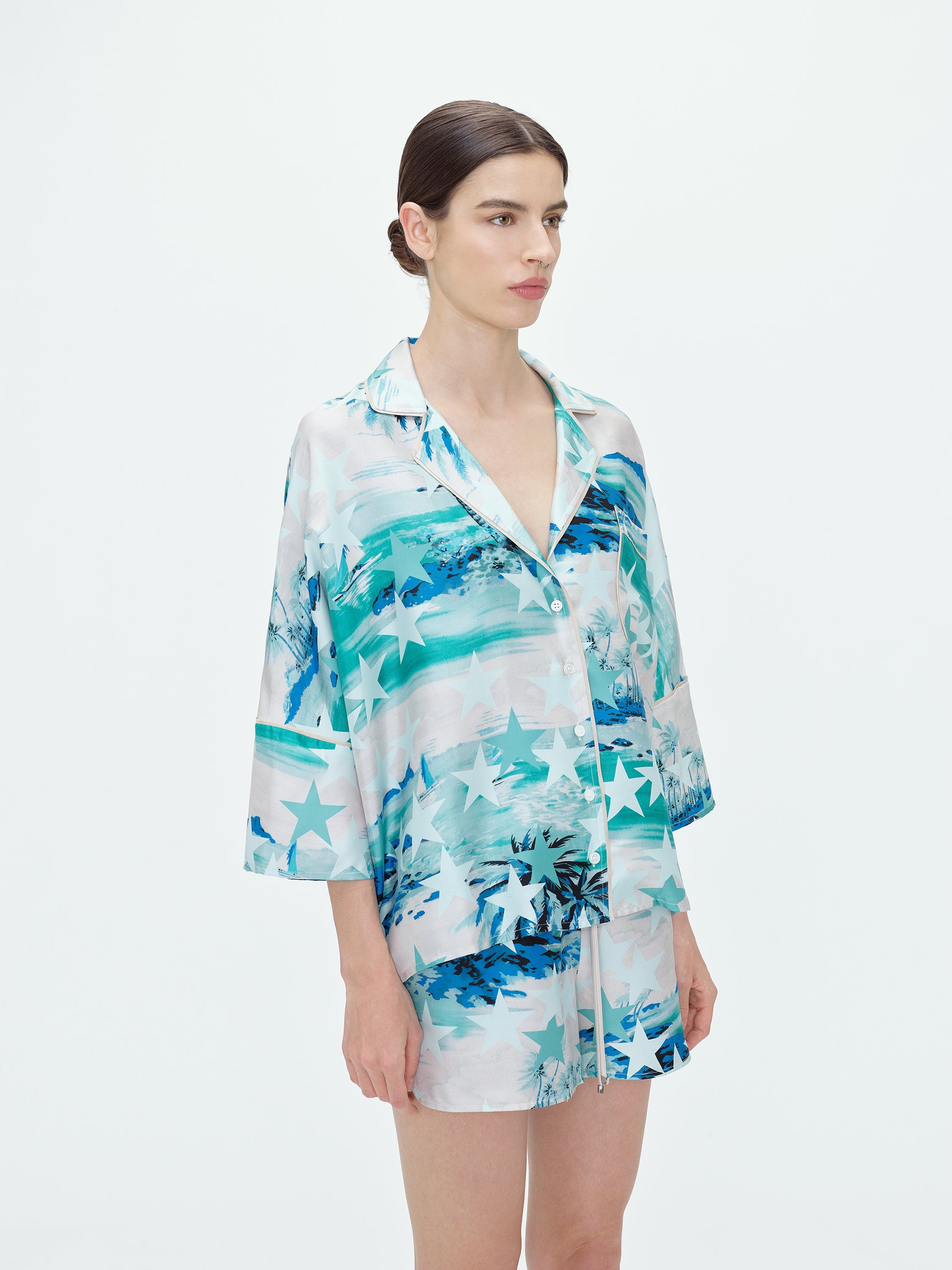 MILITARY STARS S/S PJ SHIRT - 3