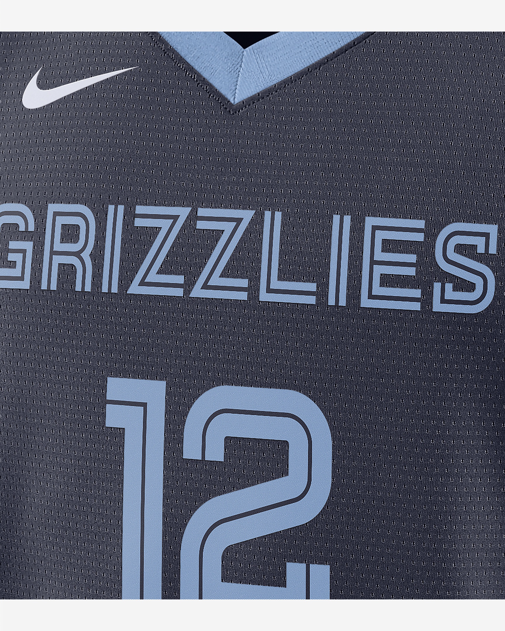 Memphis Grizzlies Icon Edition 2022/23 Nike Men's Dri-FIT NBA Swingman Jersey - 3