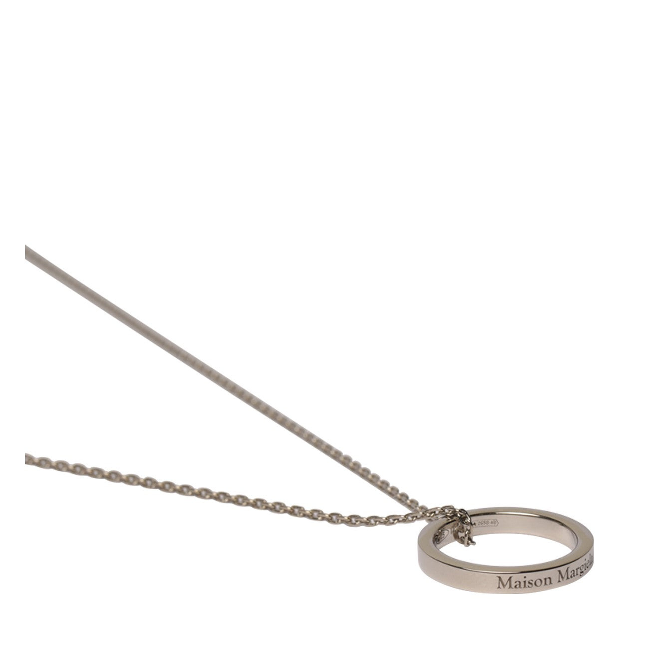 Maison Margiela Women Logo Ring Necklace - 2