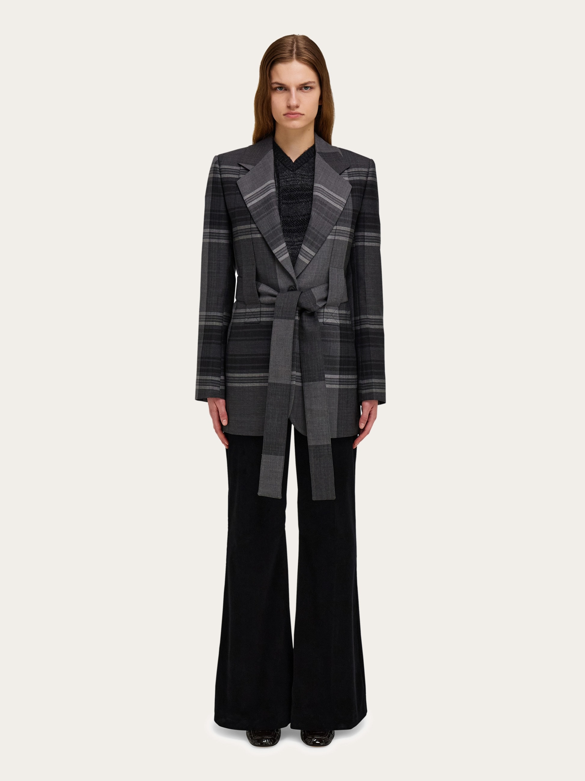 Belted blazer - 7