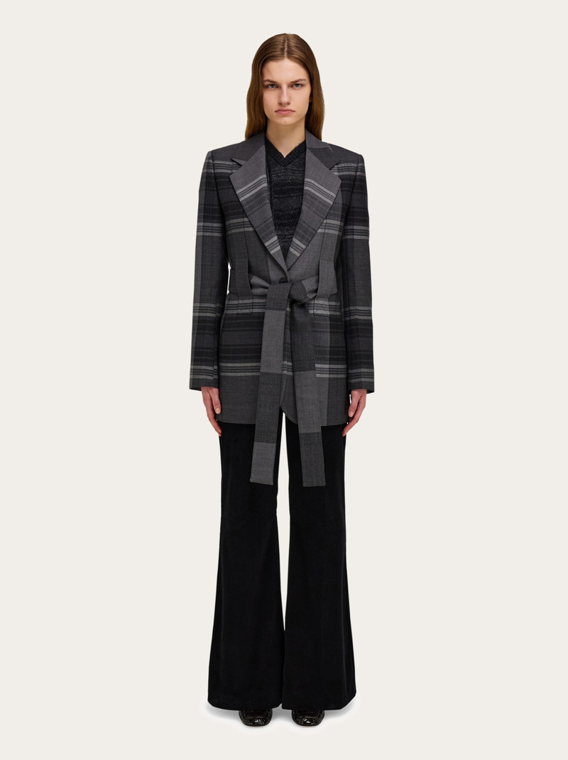 Belted blazer 7