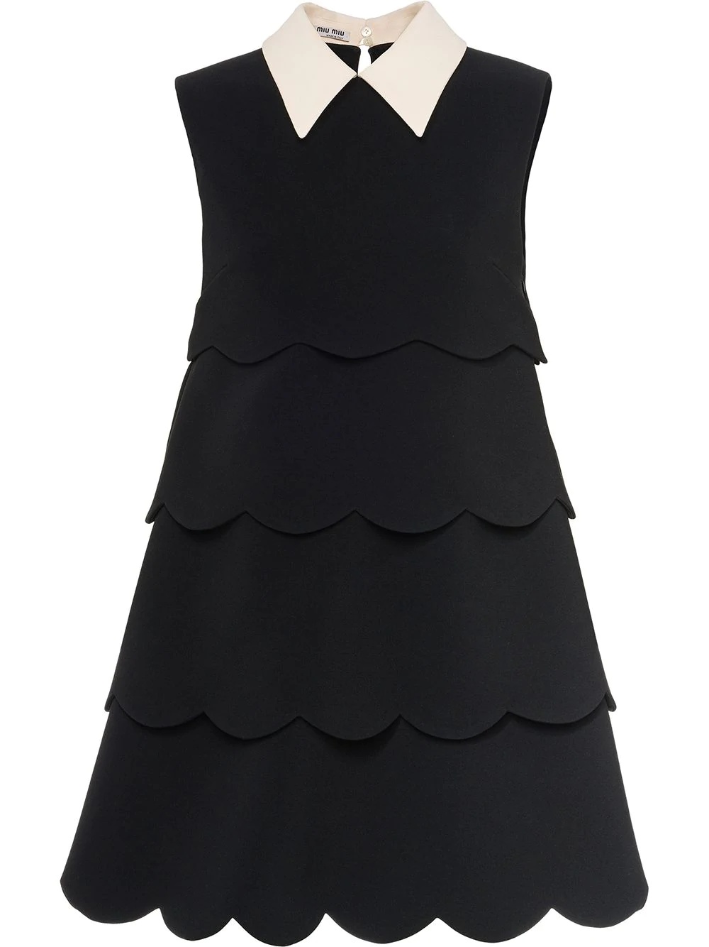 scalloped faille cady dress - 1