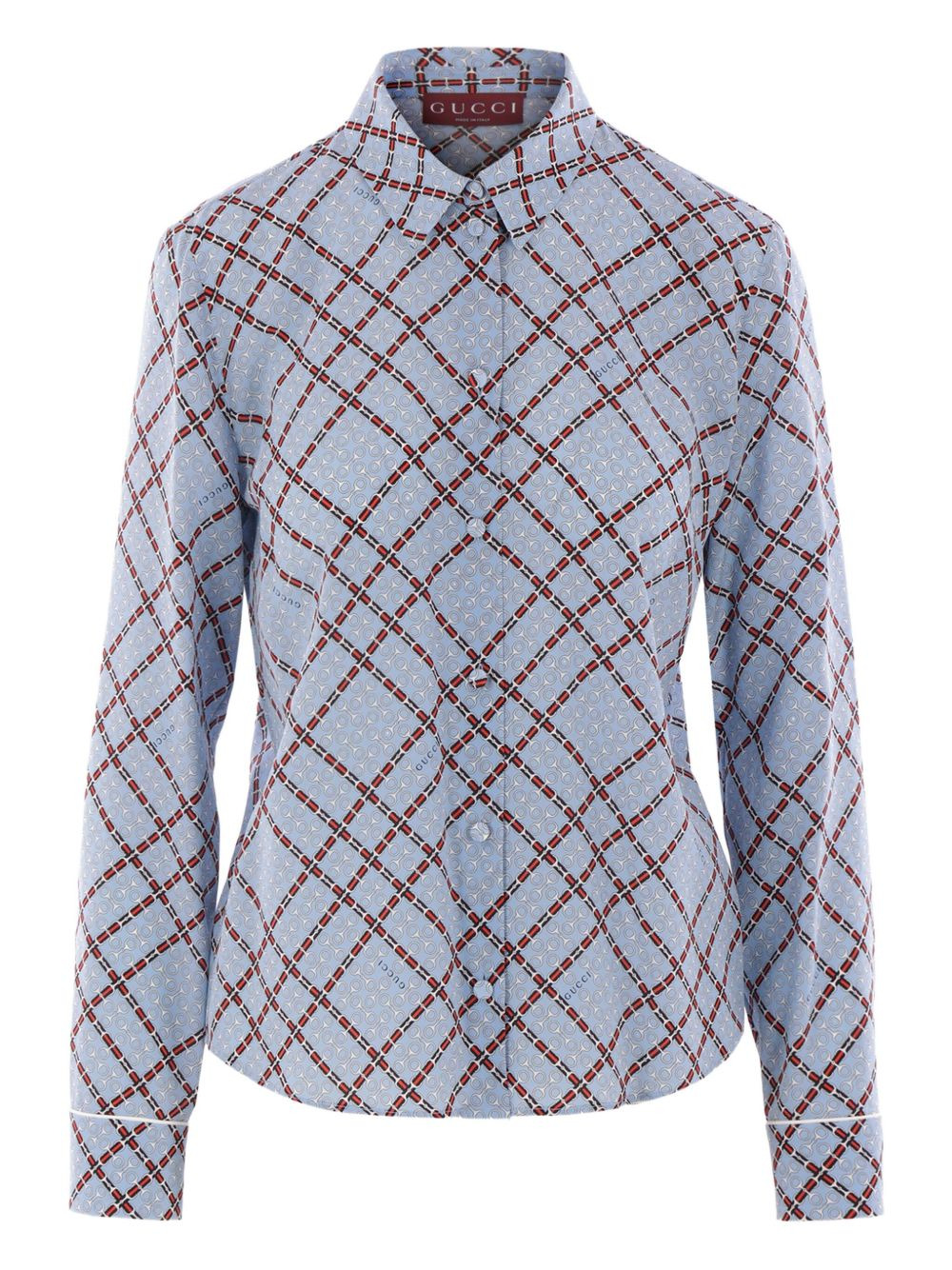 Horsebit-print shirt - 1