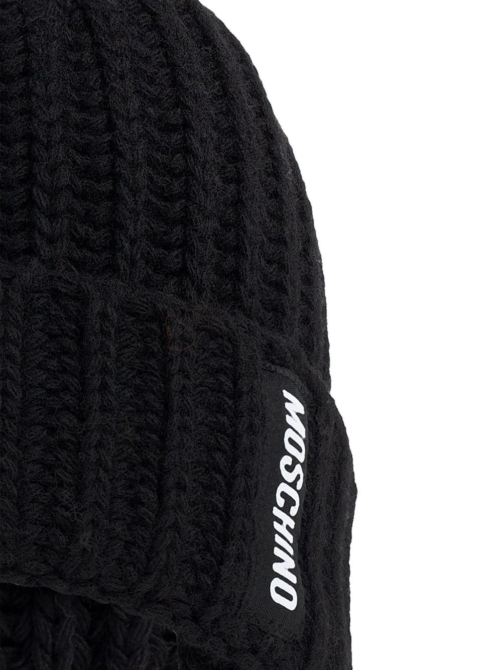 ribbed-knit wool balaclava - 2