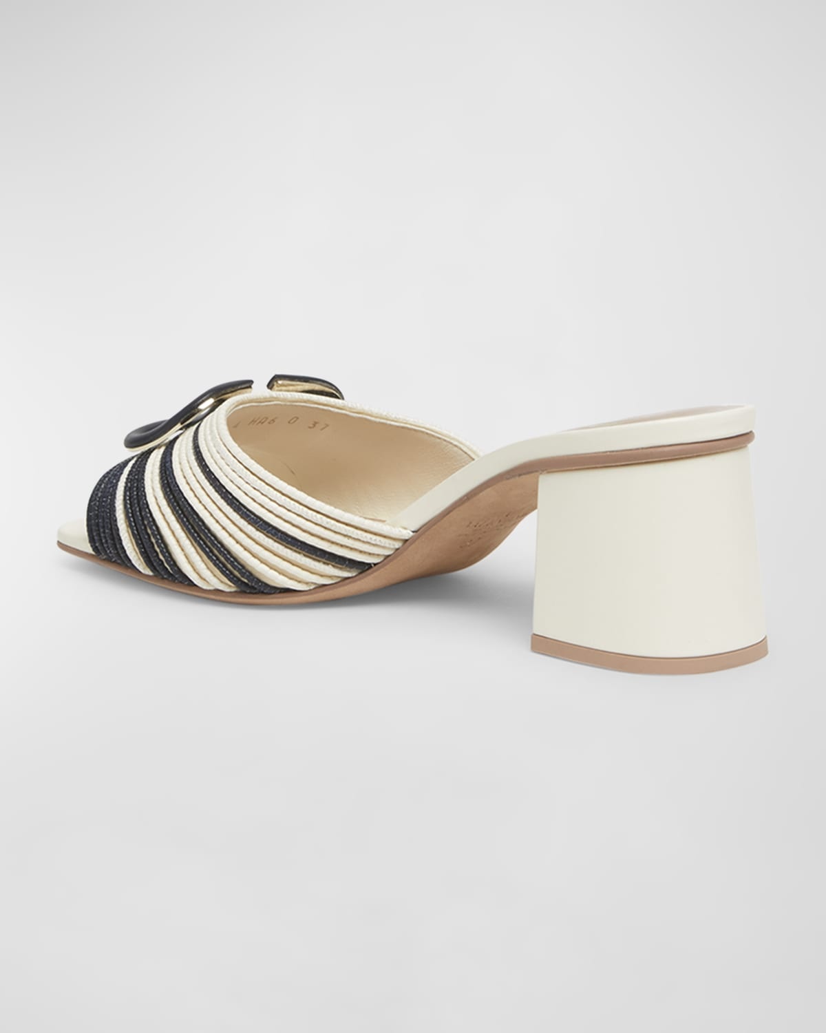 VLogo Bicolor Multi-Strap Slide Sandals - 4