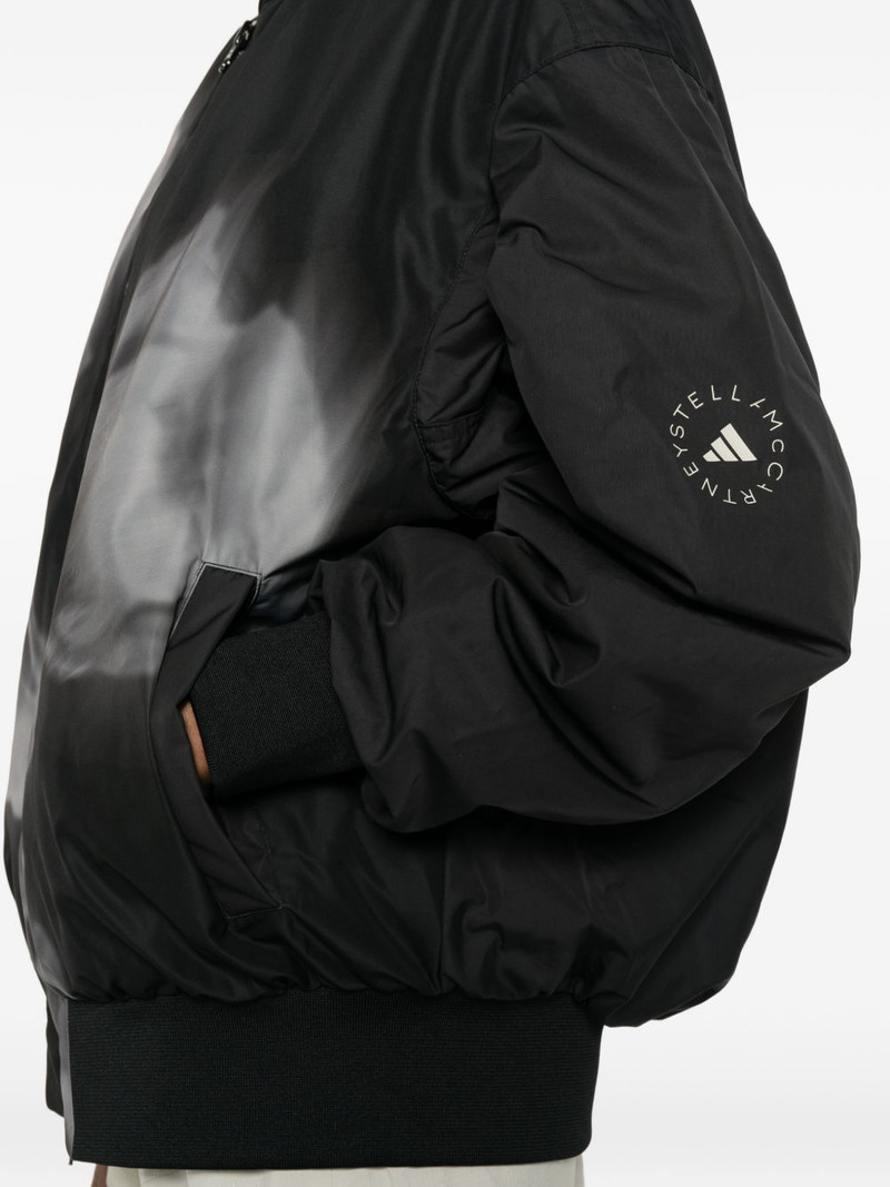 x adidas x Stella McCartney floral print bomber jacket 5
