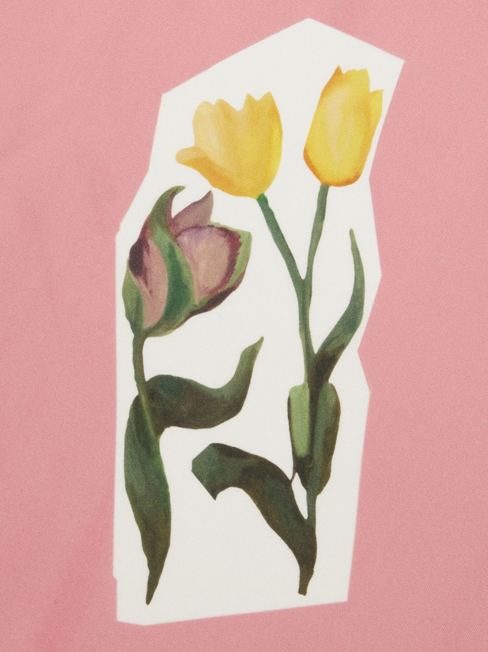 floral-print silk scarf - 2