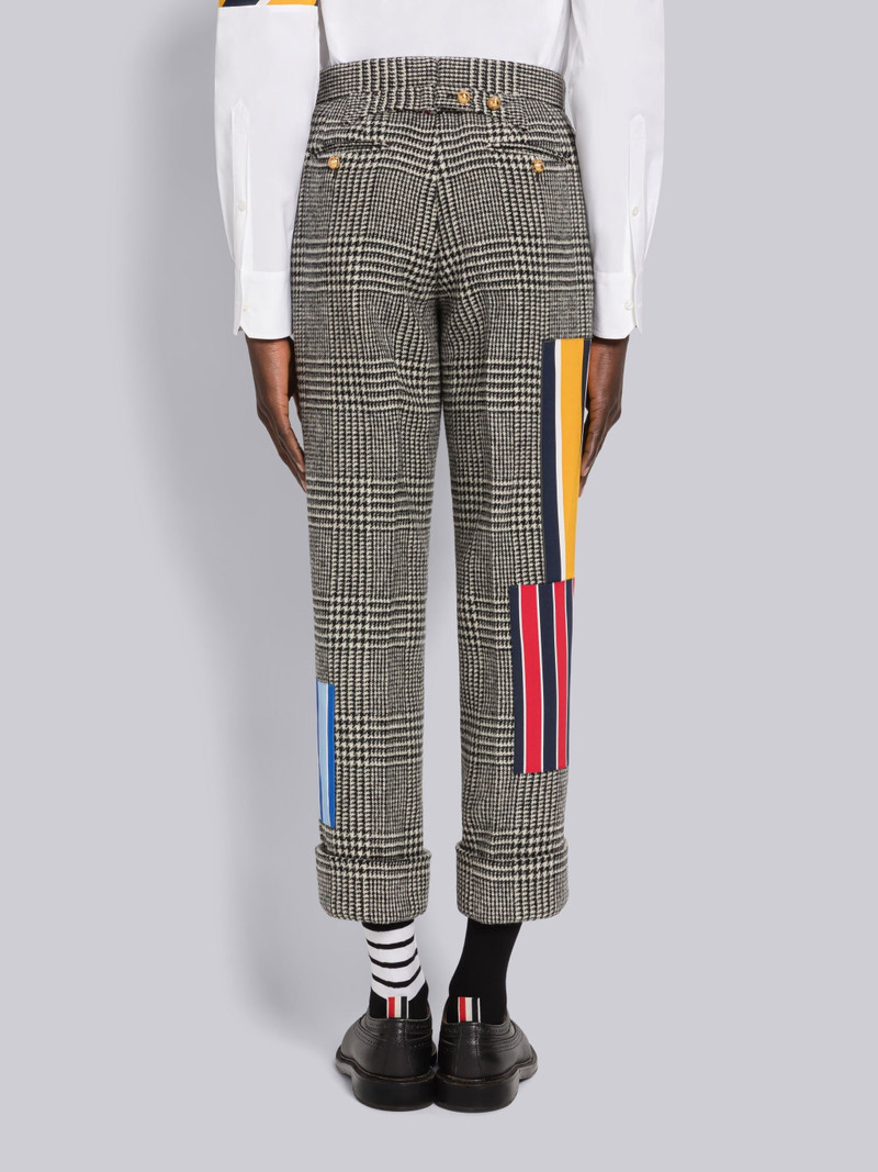 Prince Of Wales Patchwork Backstrap Trouser 3