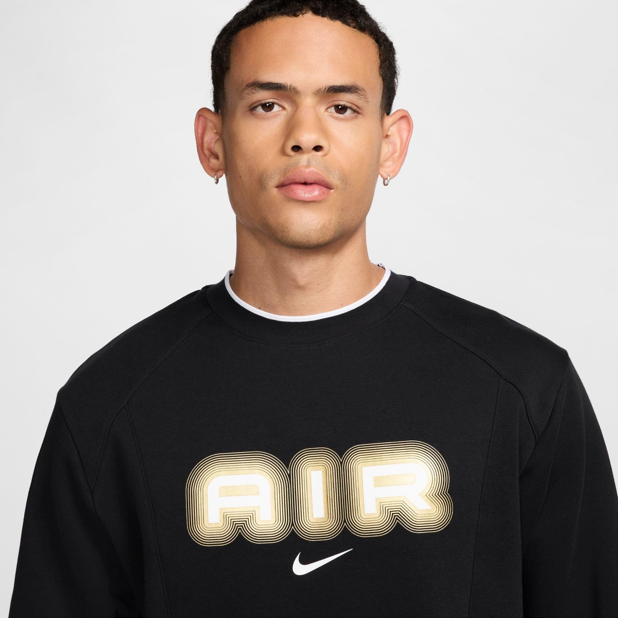 MEN'S NIKE AIR FLEECE CREWNECK SWEATSHIRT - 4