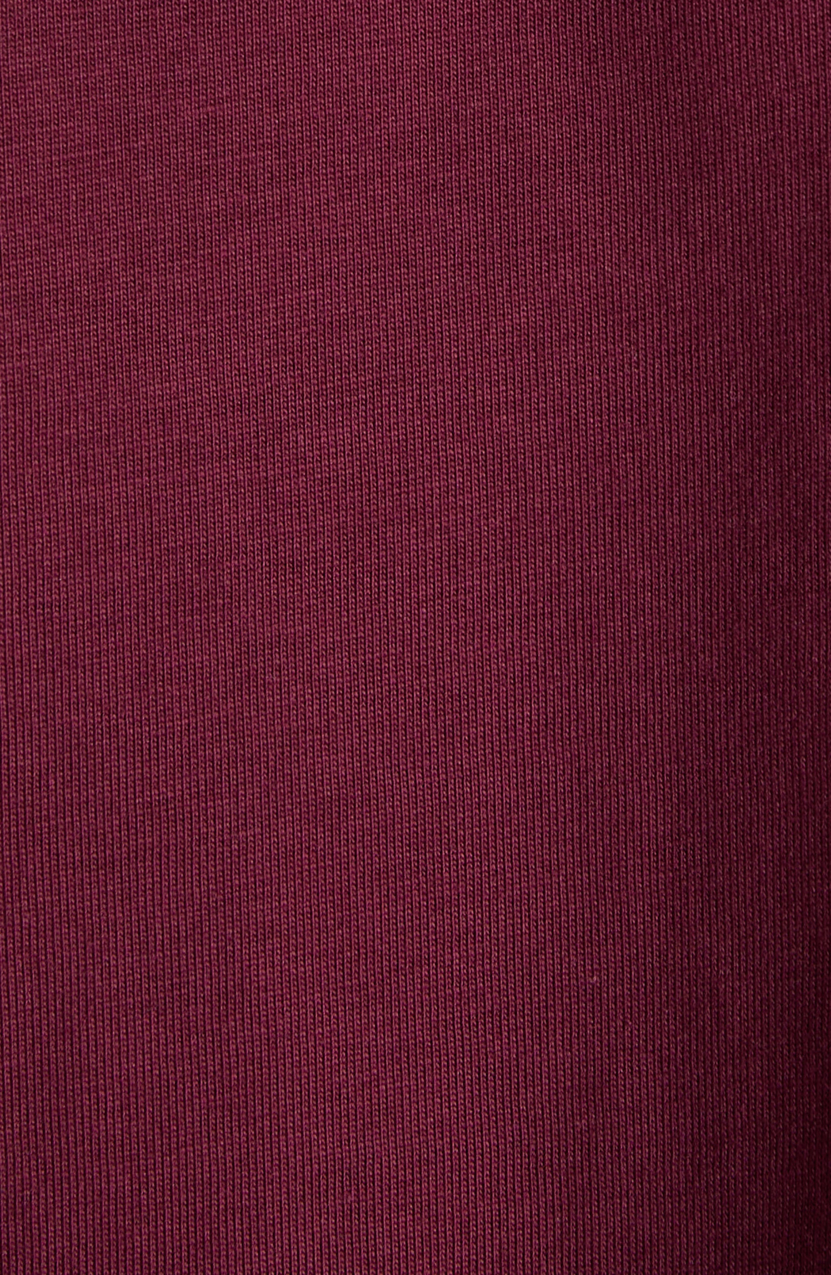 Moncler Logo Embroidered Cotton T-Shirt in Goth Red at Nordstrom - 5