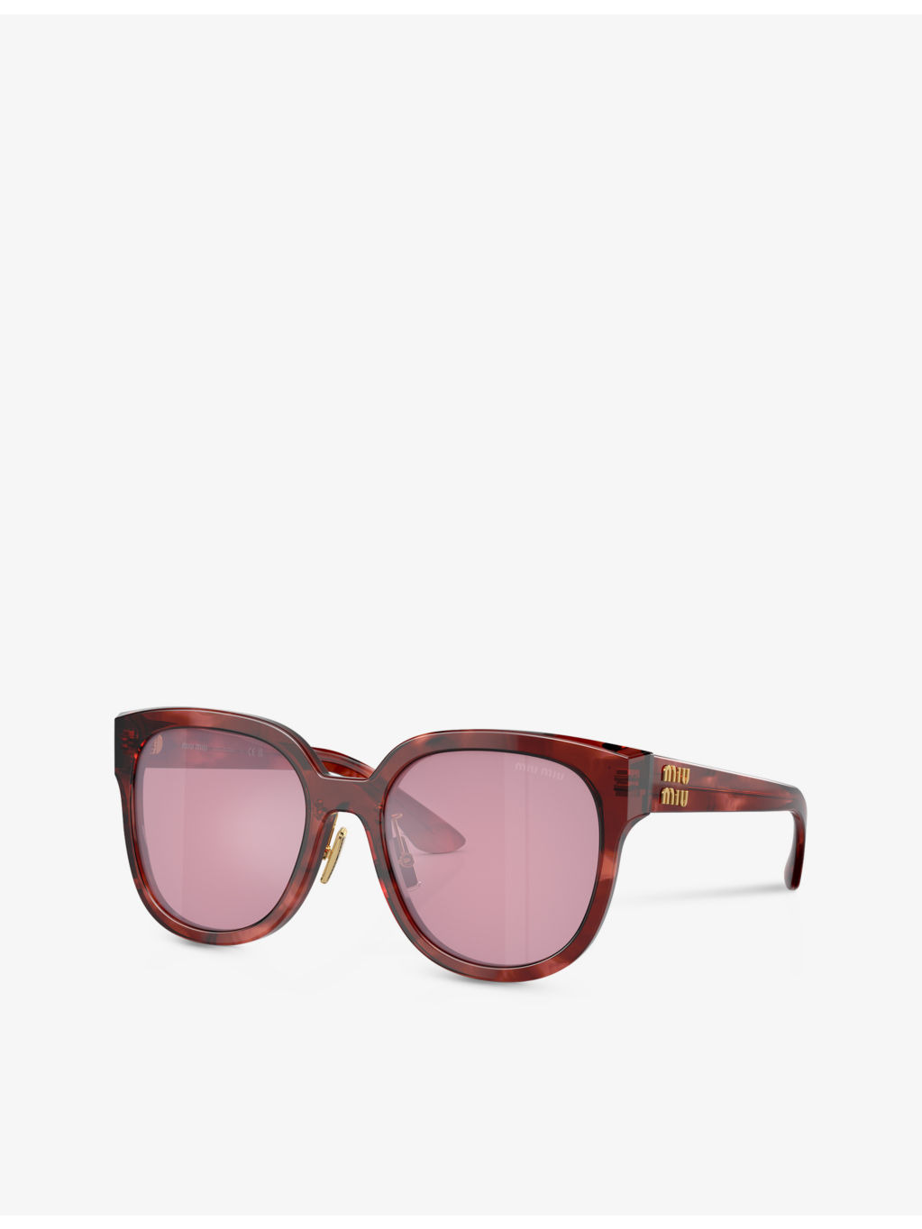 MU 01ZS square-frame tortoiseshell acetate sunglasses - 2