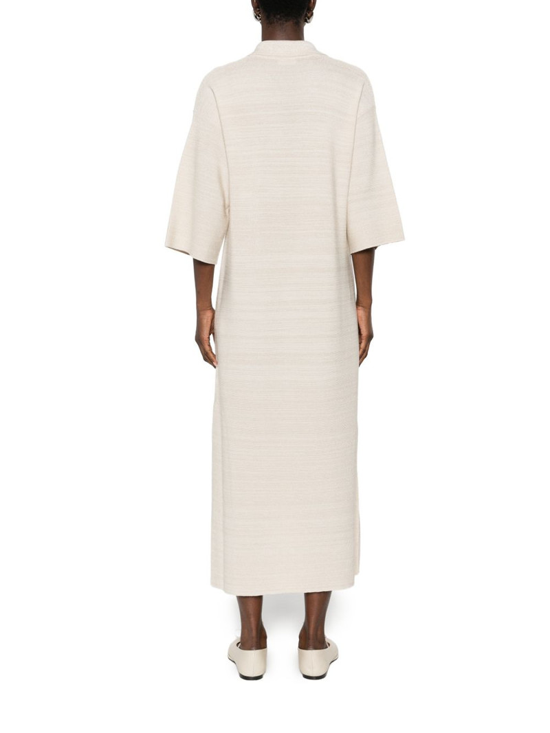 V-neck pocket maxi dress 4