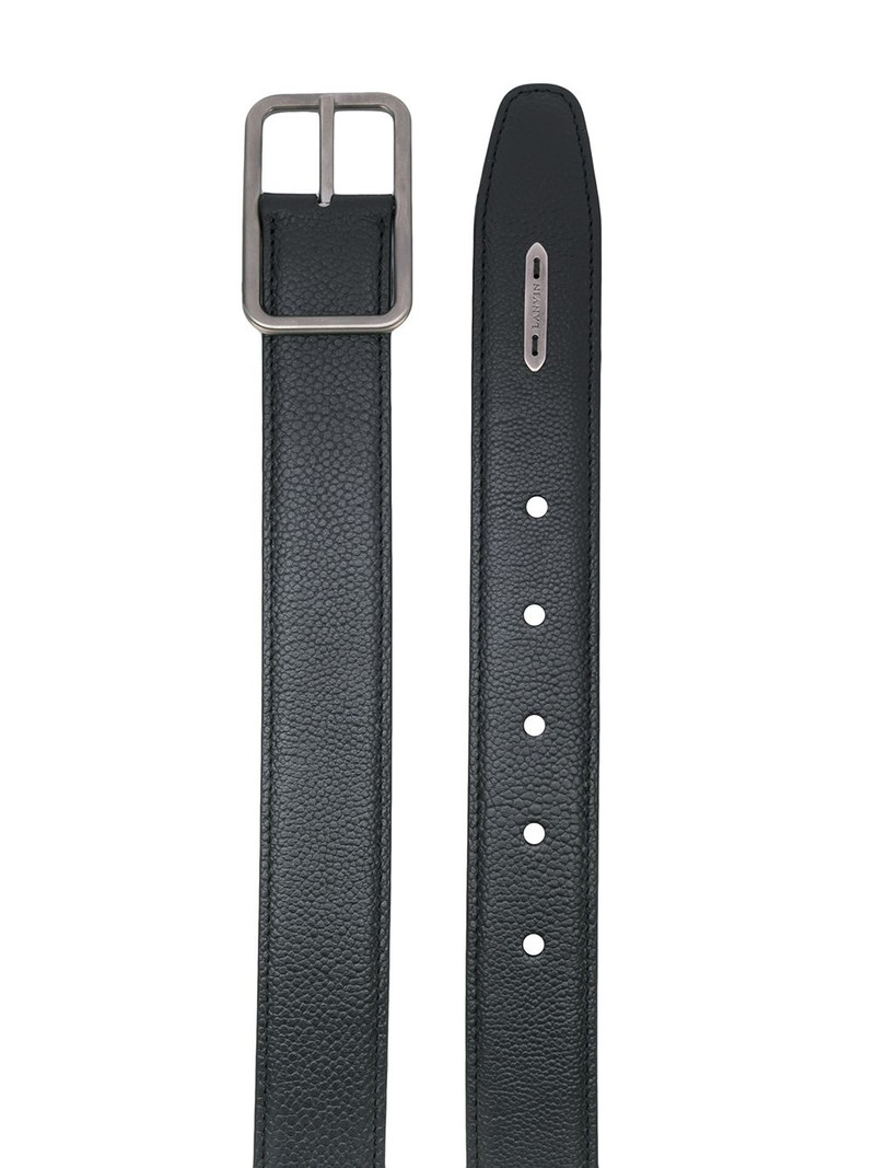 Lanvin pebbled leather belt outlook