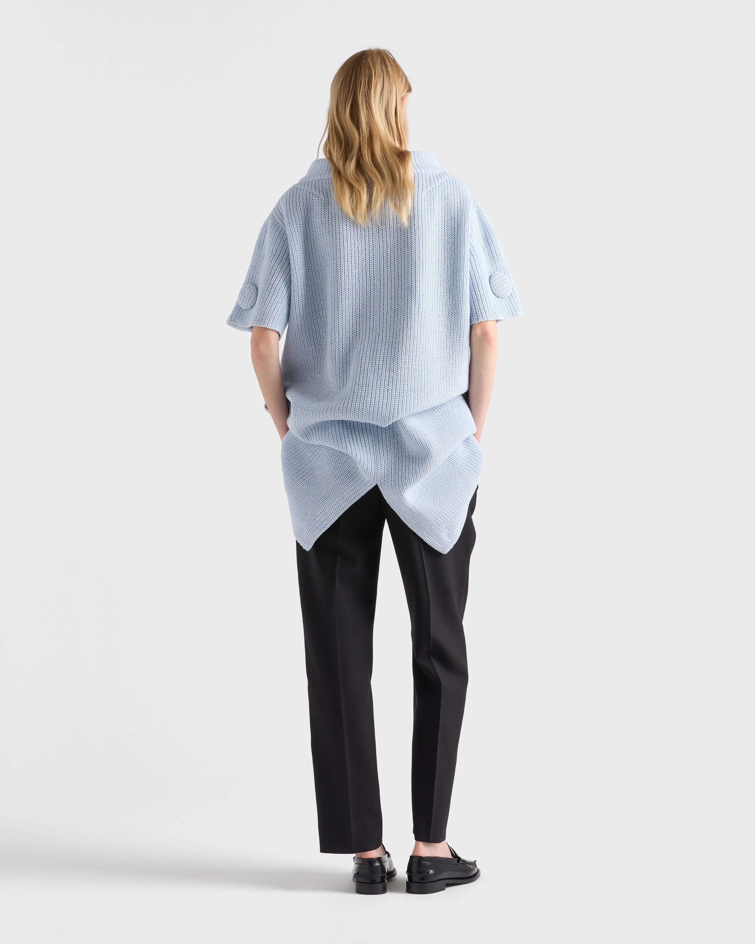 Mouliné wool knit dress - 5