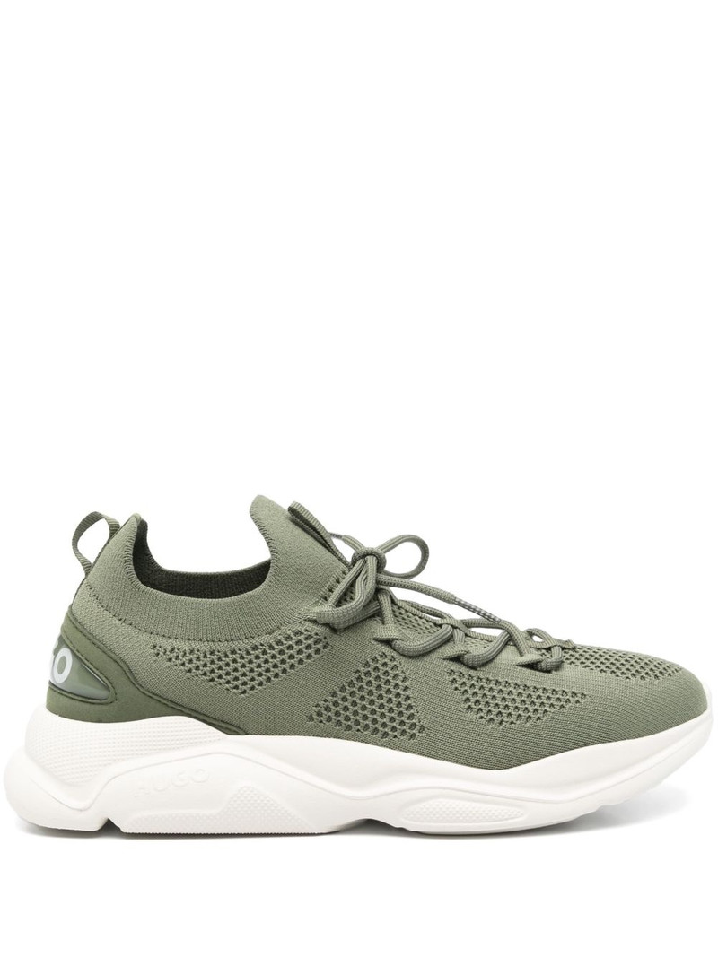 mesh-panelled sneakers 1