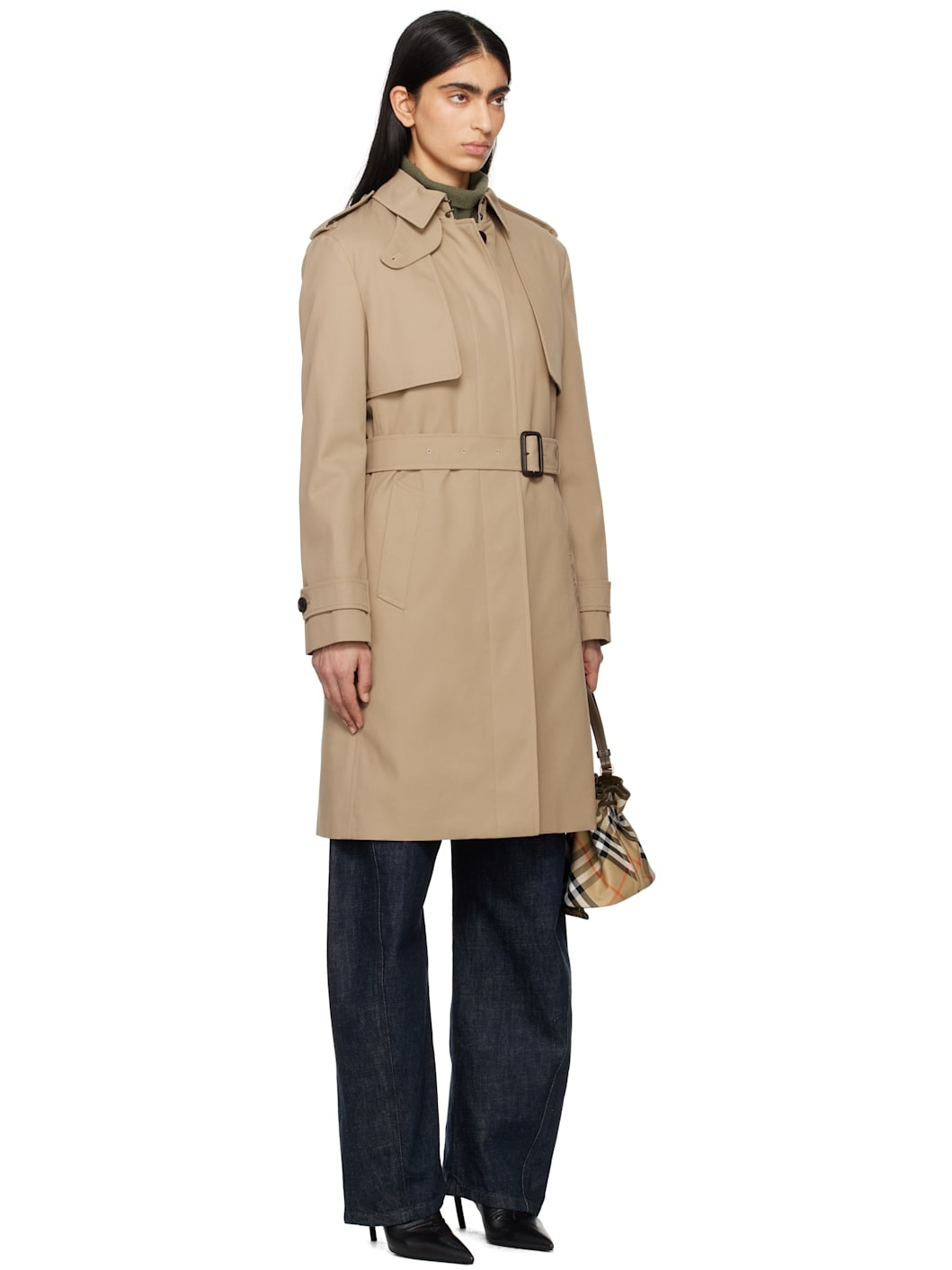 Beige Winn Trench Coat - 2